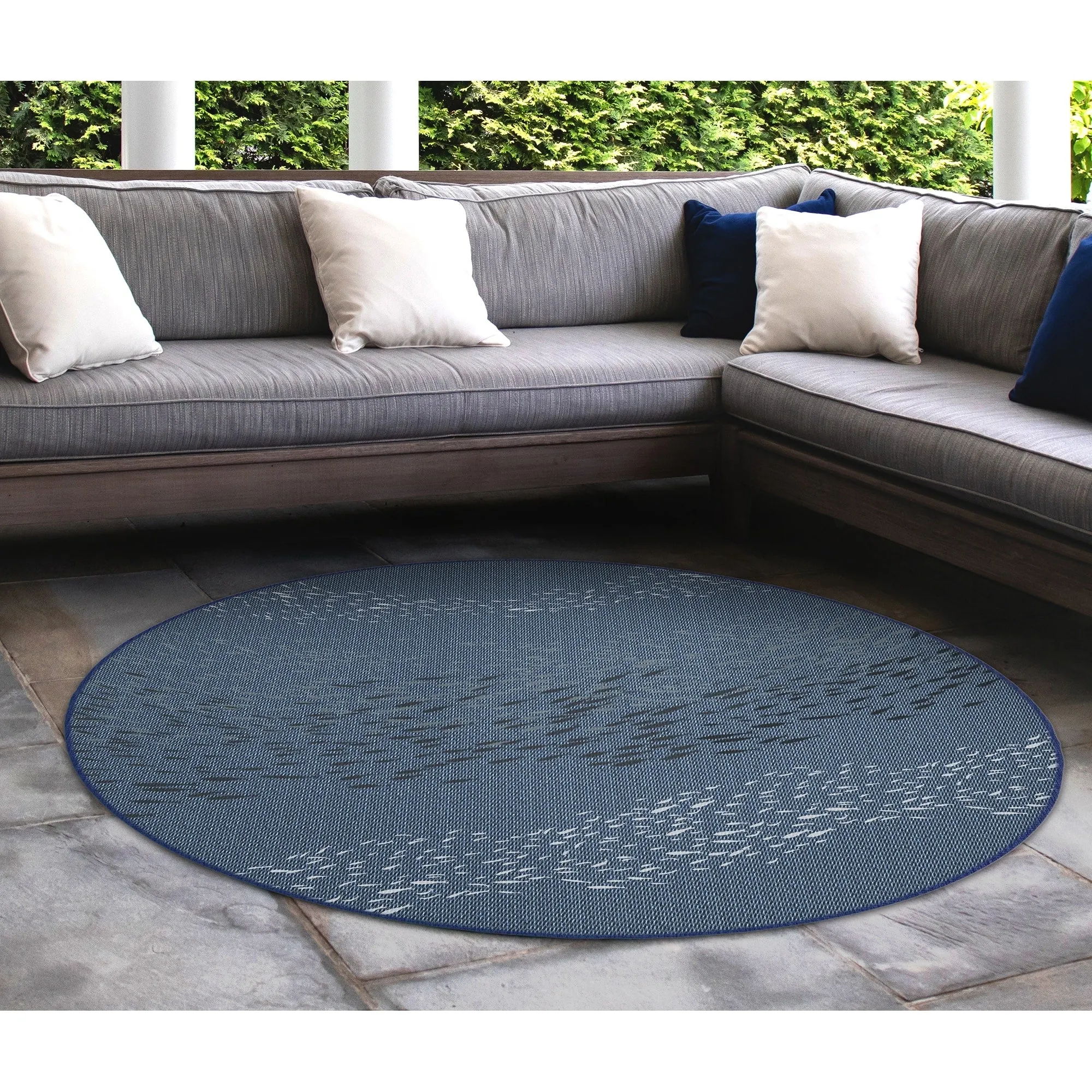 Liora Manne Carmel School Of Fish Indoor/Outdoor Area Rug