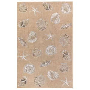 Liora Manne Carmel Shells Casual Indoor/ Outdoor Flat Area Rug