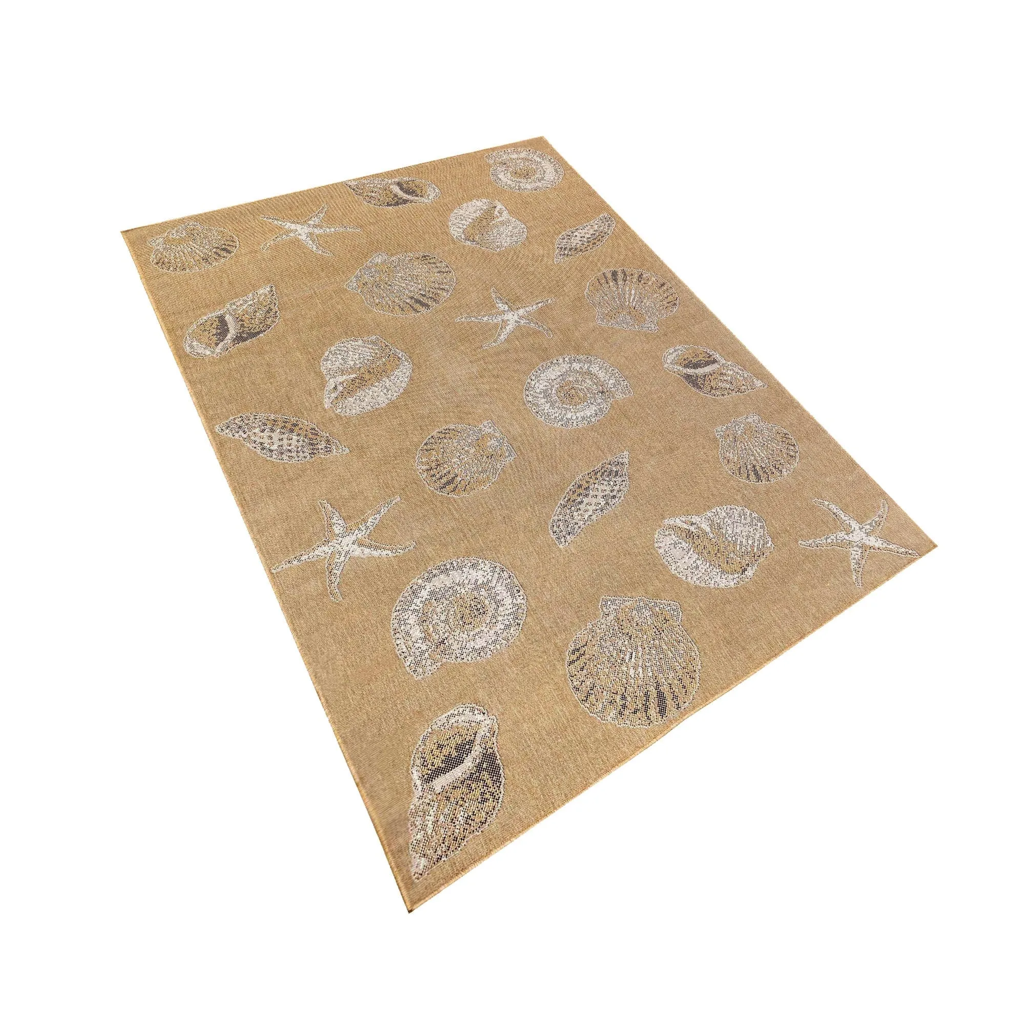 Liora Manne Carmel Shells Casual Indoor/ Outdoor Flat Area Rug