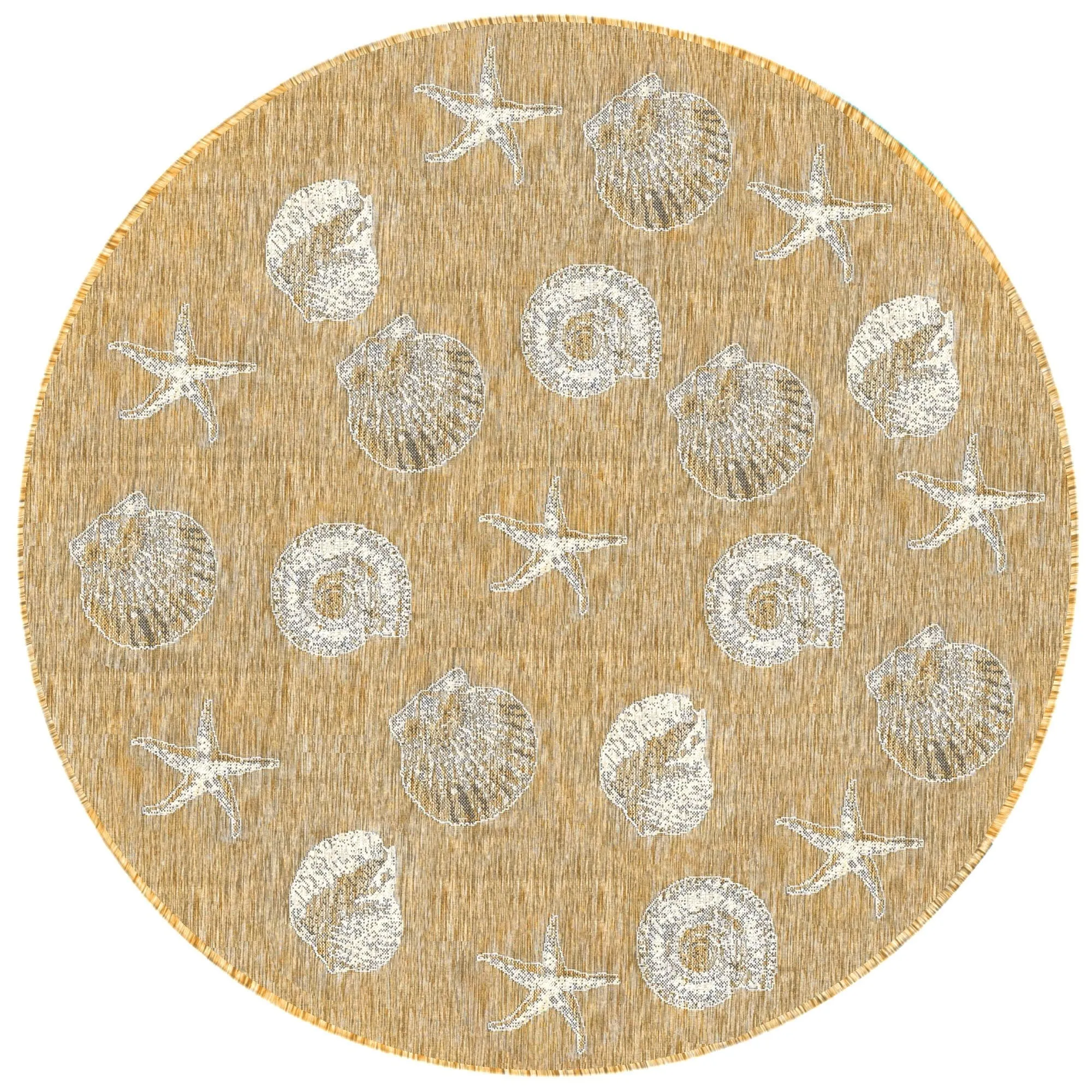 Liora Manne Carmel Shells Casual Indoor/ Outdoor Flat Area Rug