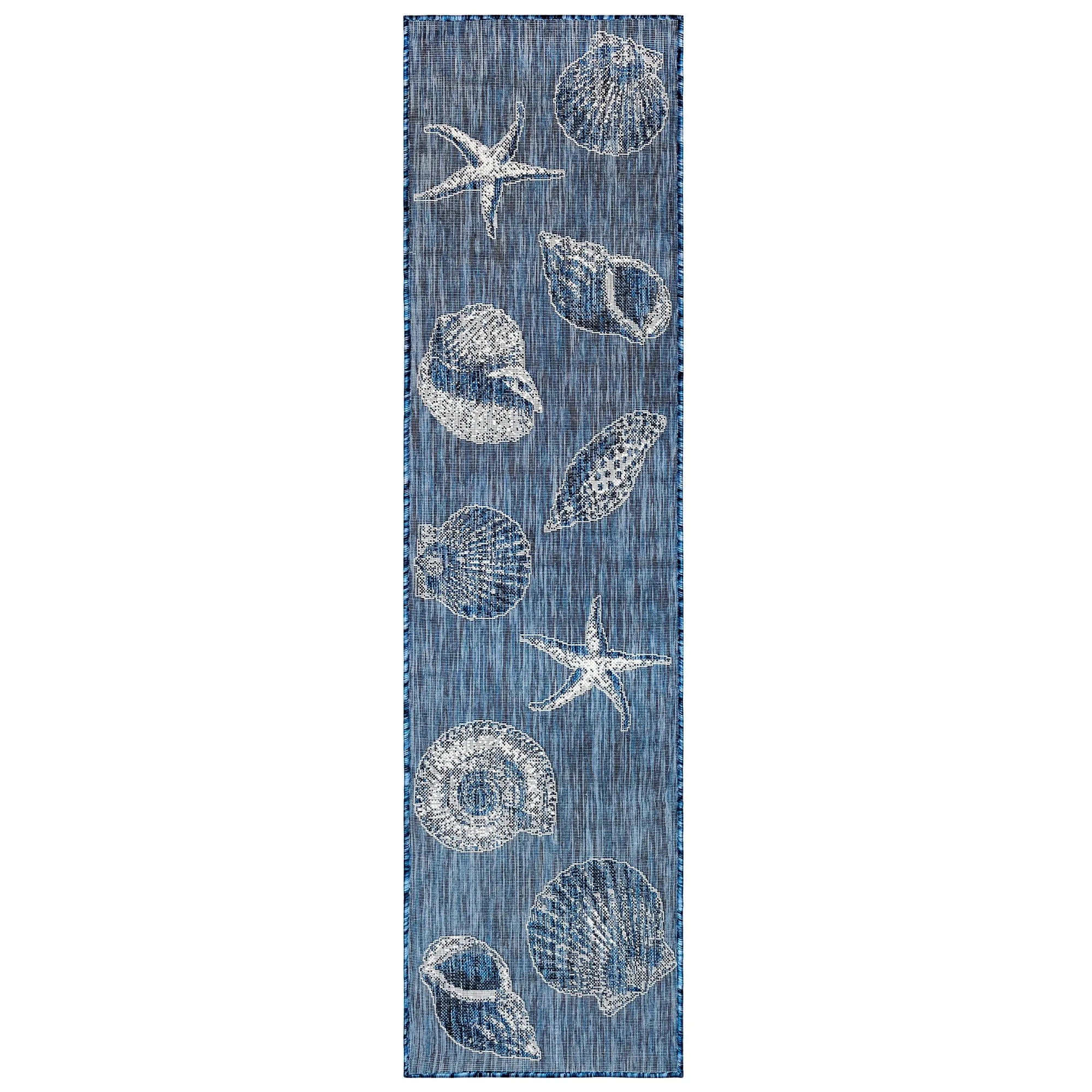 Liora Manne Carmel Shells Casual Indoor/ Outdoor Flat Area Rug
