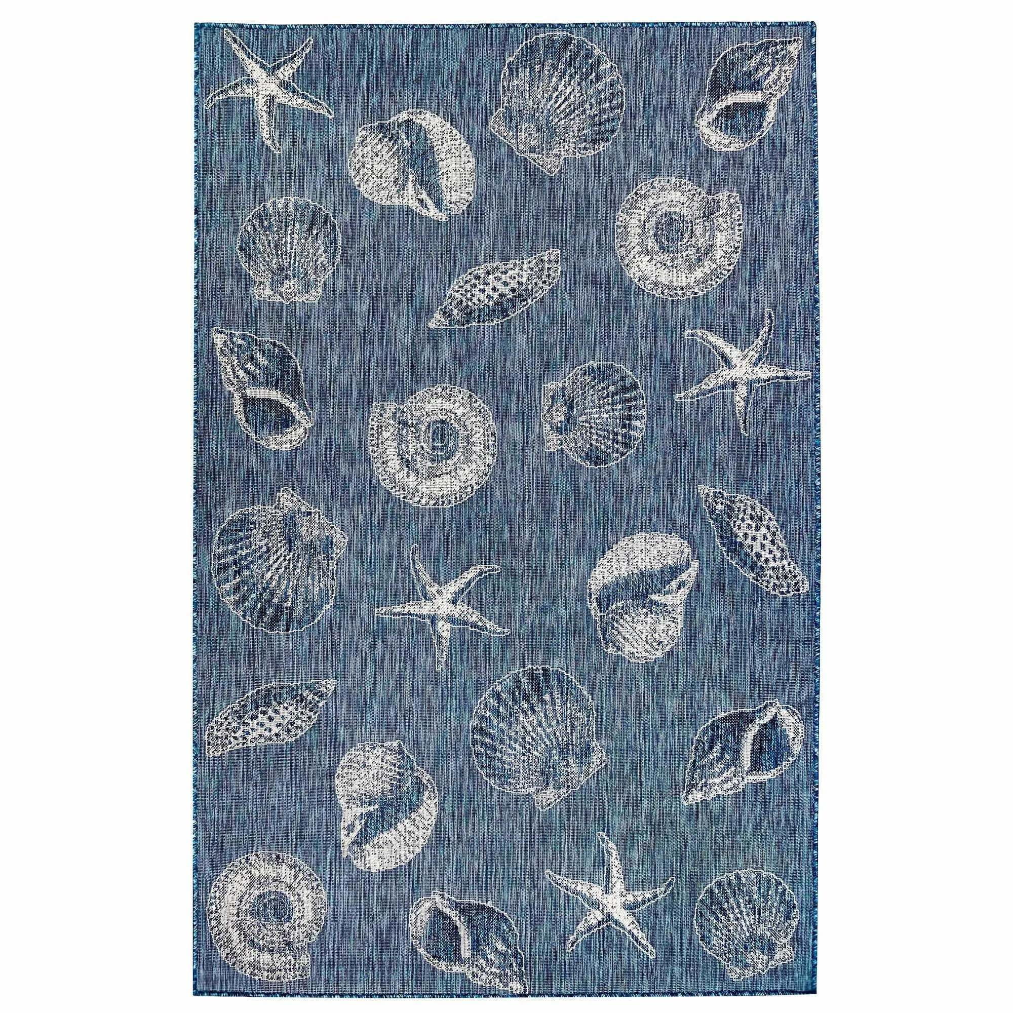Liora Manne Carmel Shells Casual Indoor/ Outdoor Flat Area Rug