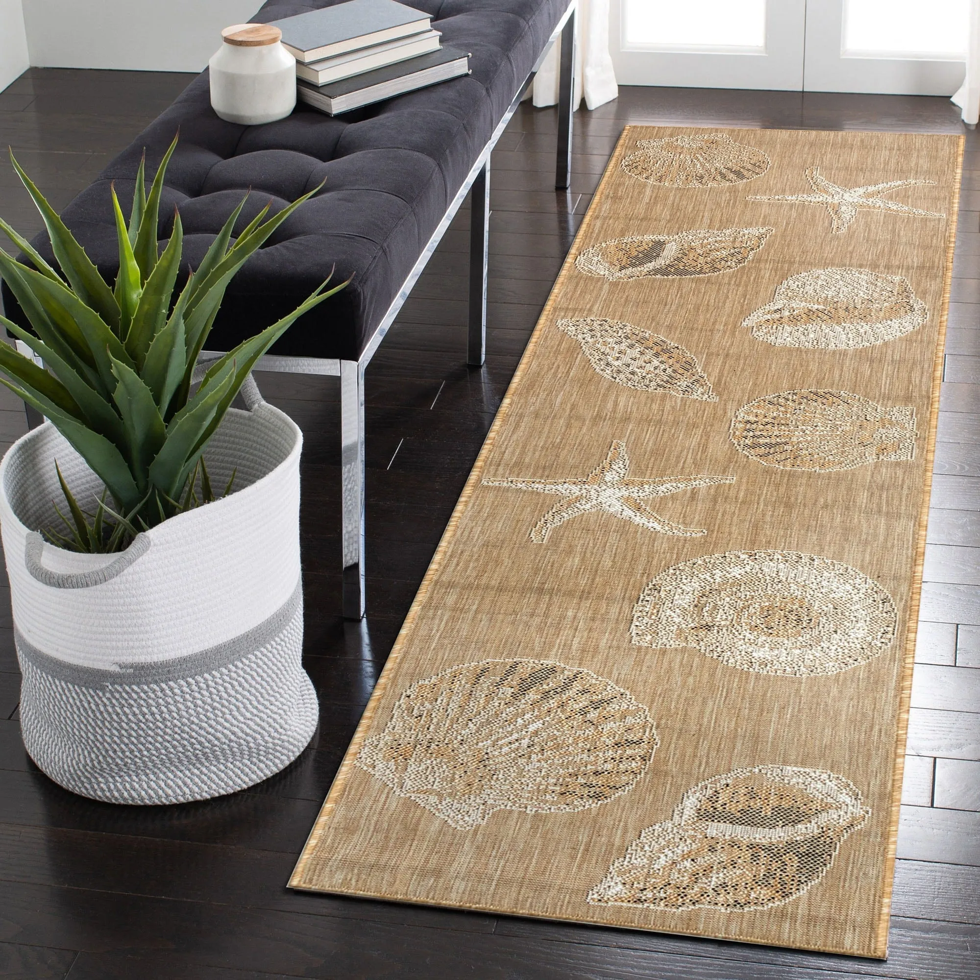 Liora Manne Carmel Shells Casual Indoor/ Outdoor Flat Area Rug