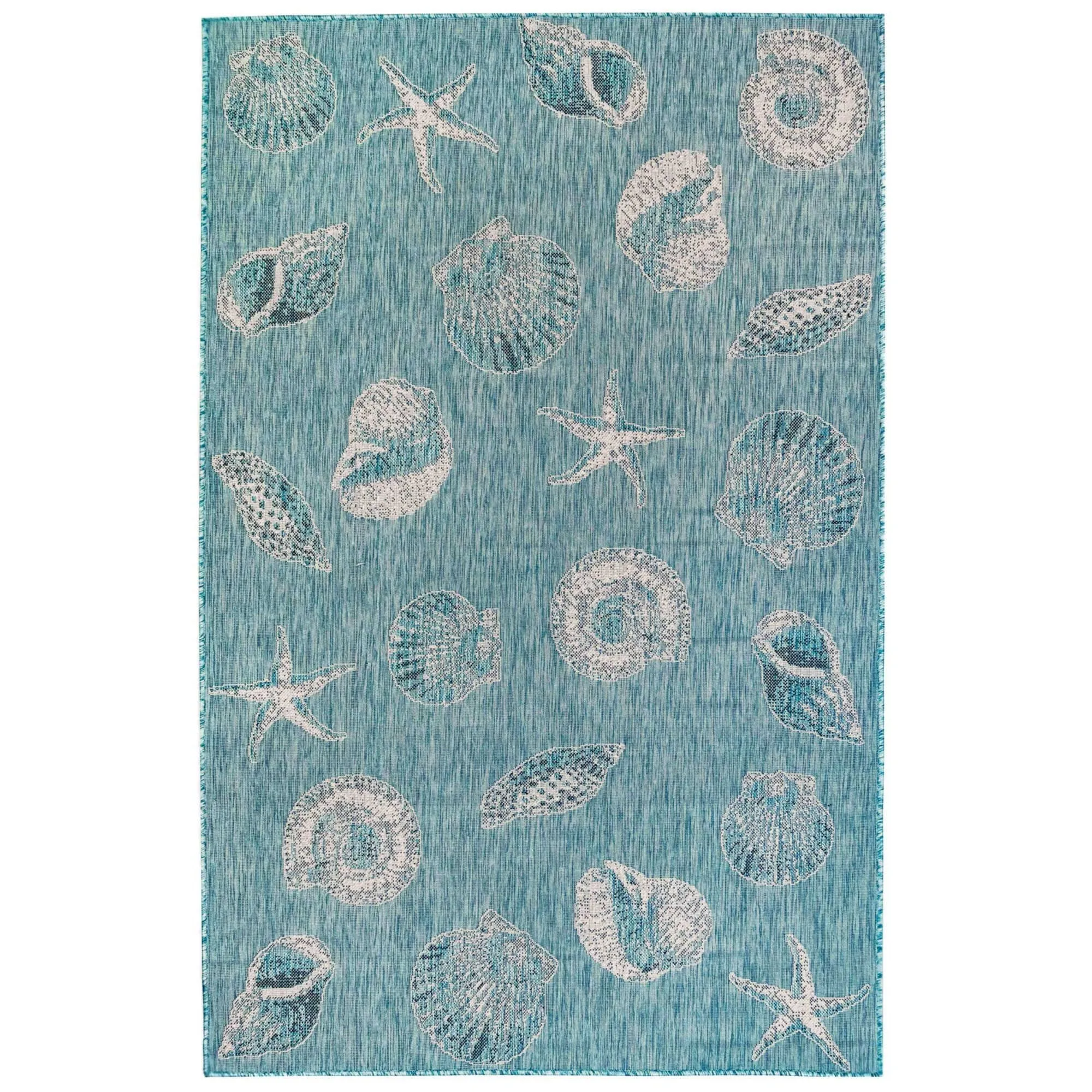 Liora Manne Carmel Shells Casual Indoor/ Outdoor Flat Area Rug