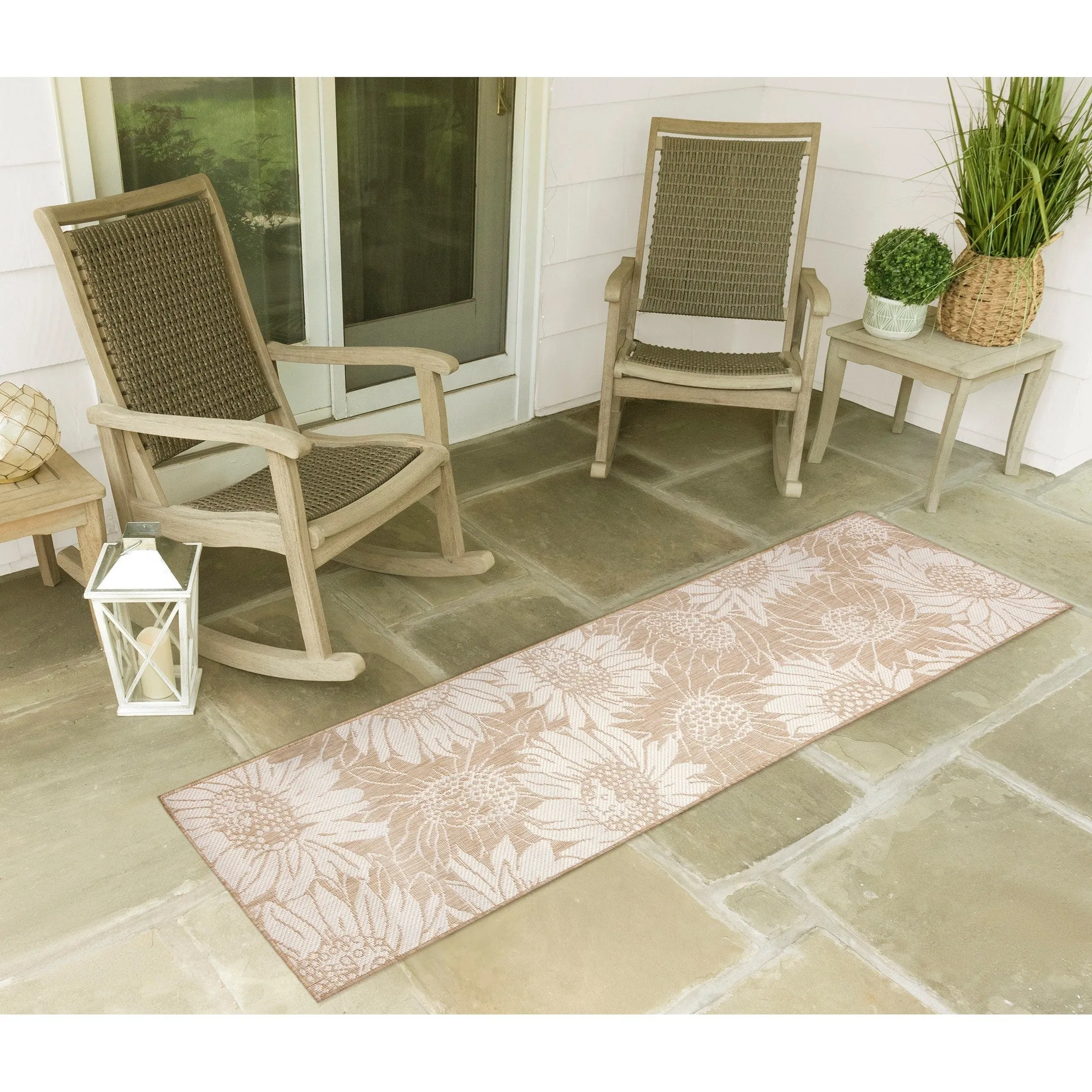 Liora Manne Carmel Sunflower Field Indoor/Outdoor Rug