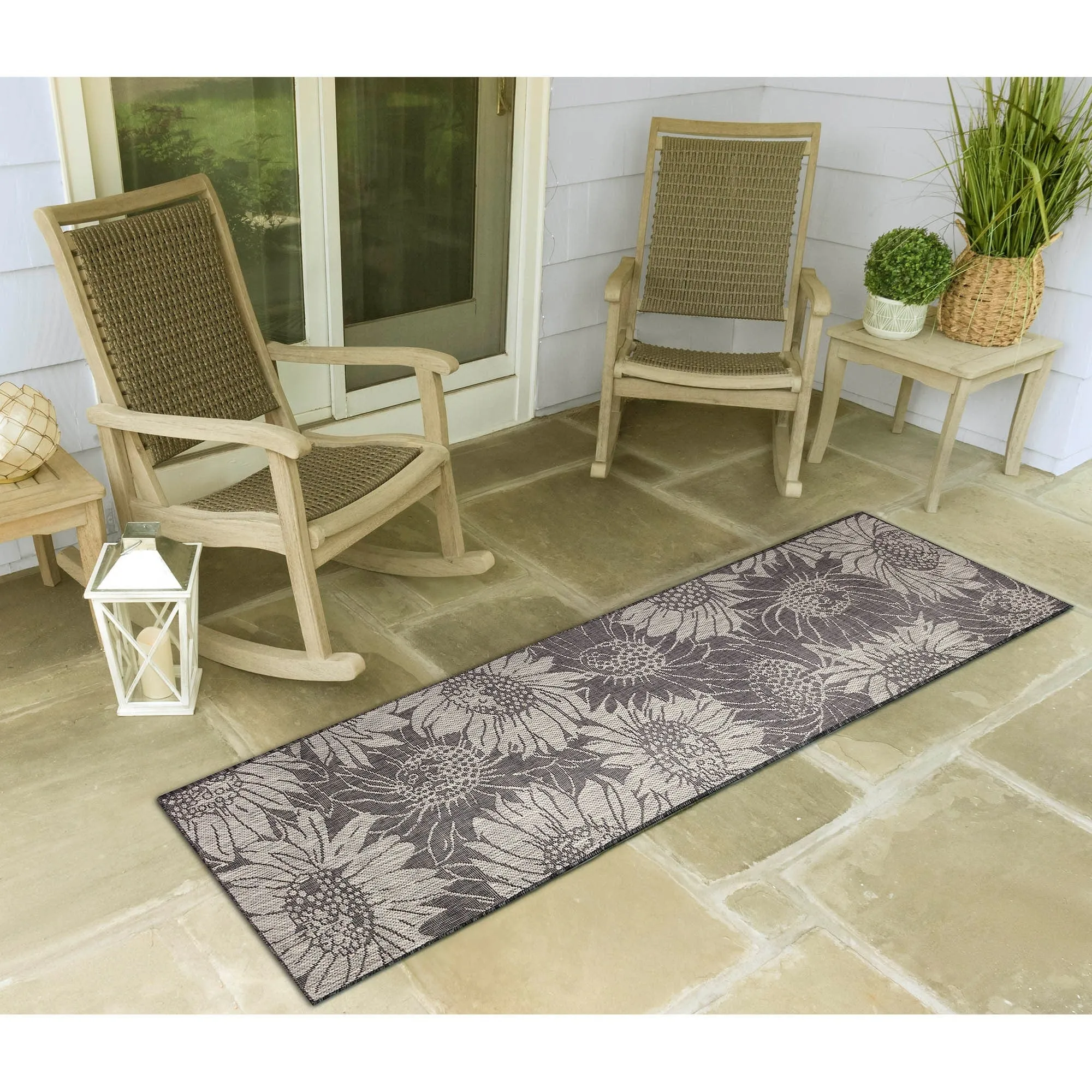 Liora Manne Carmel Sunflower Field Indoor/Outdoor Rug