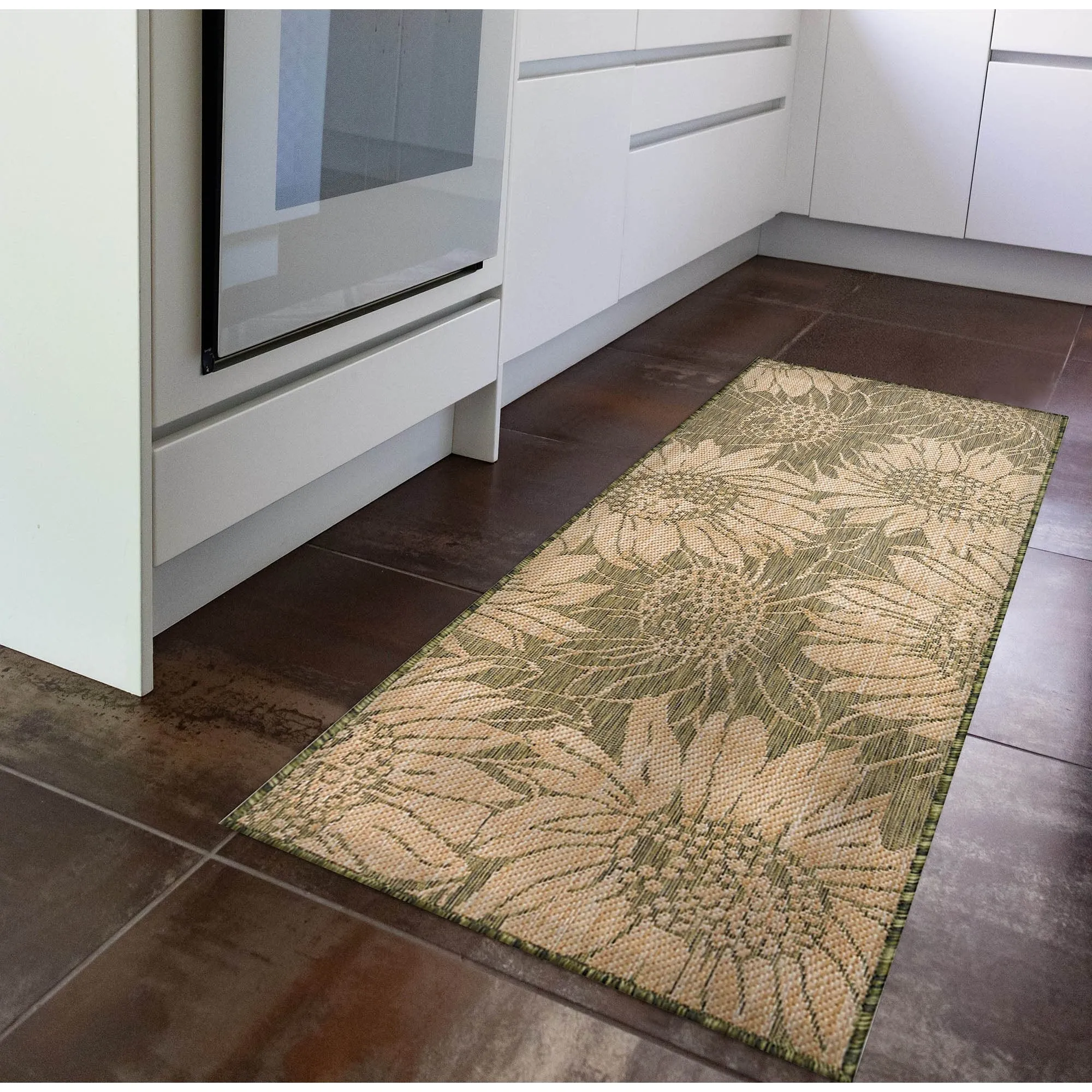 Liora Manne Carmel Sunflower Field Indoor/Outdoor Rug
