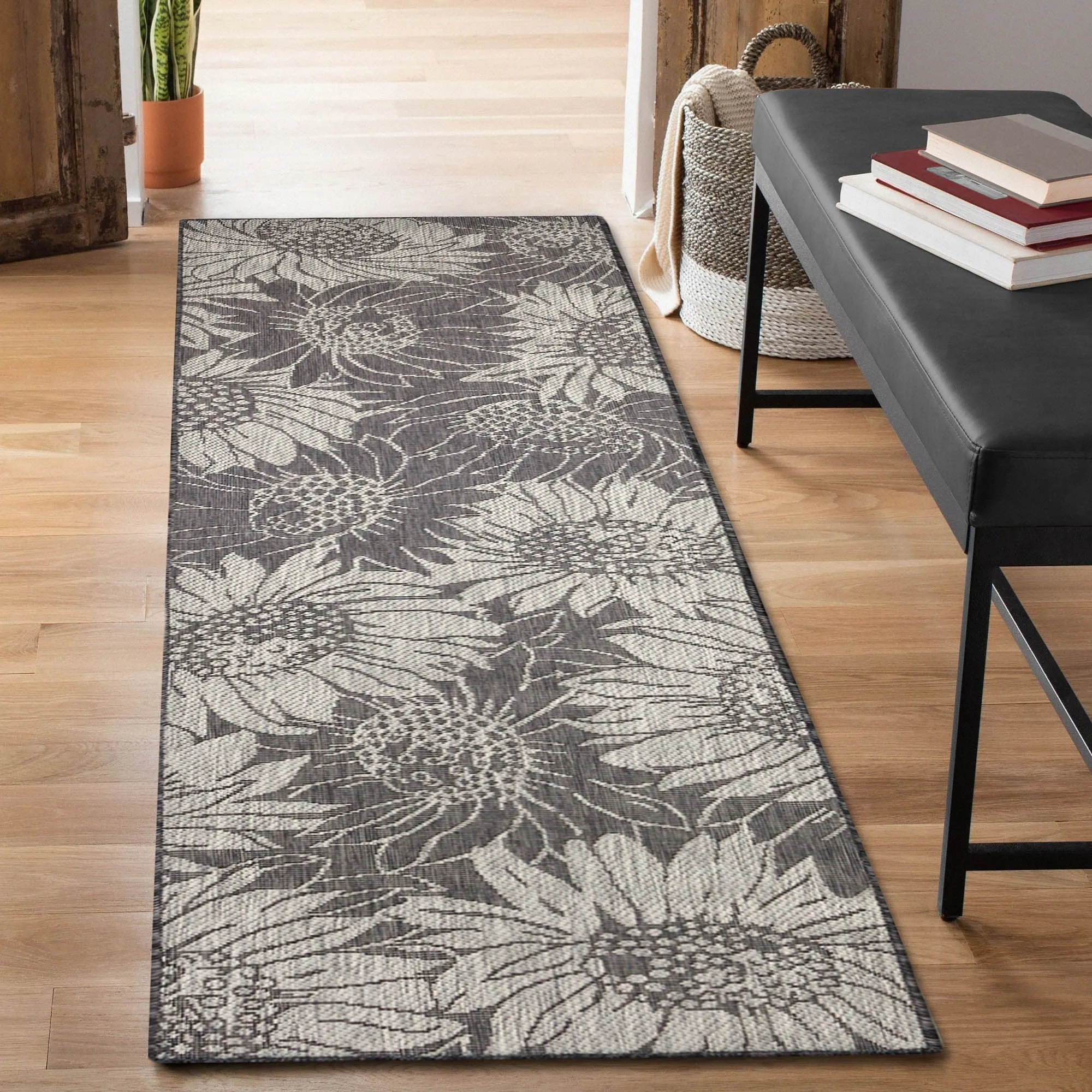 Liora Manne Carmel Sunflower Field Indoor/Outdoor Rug