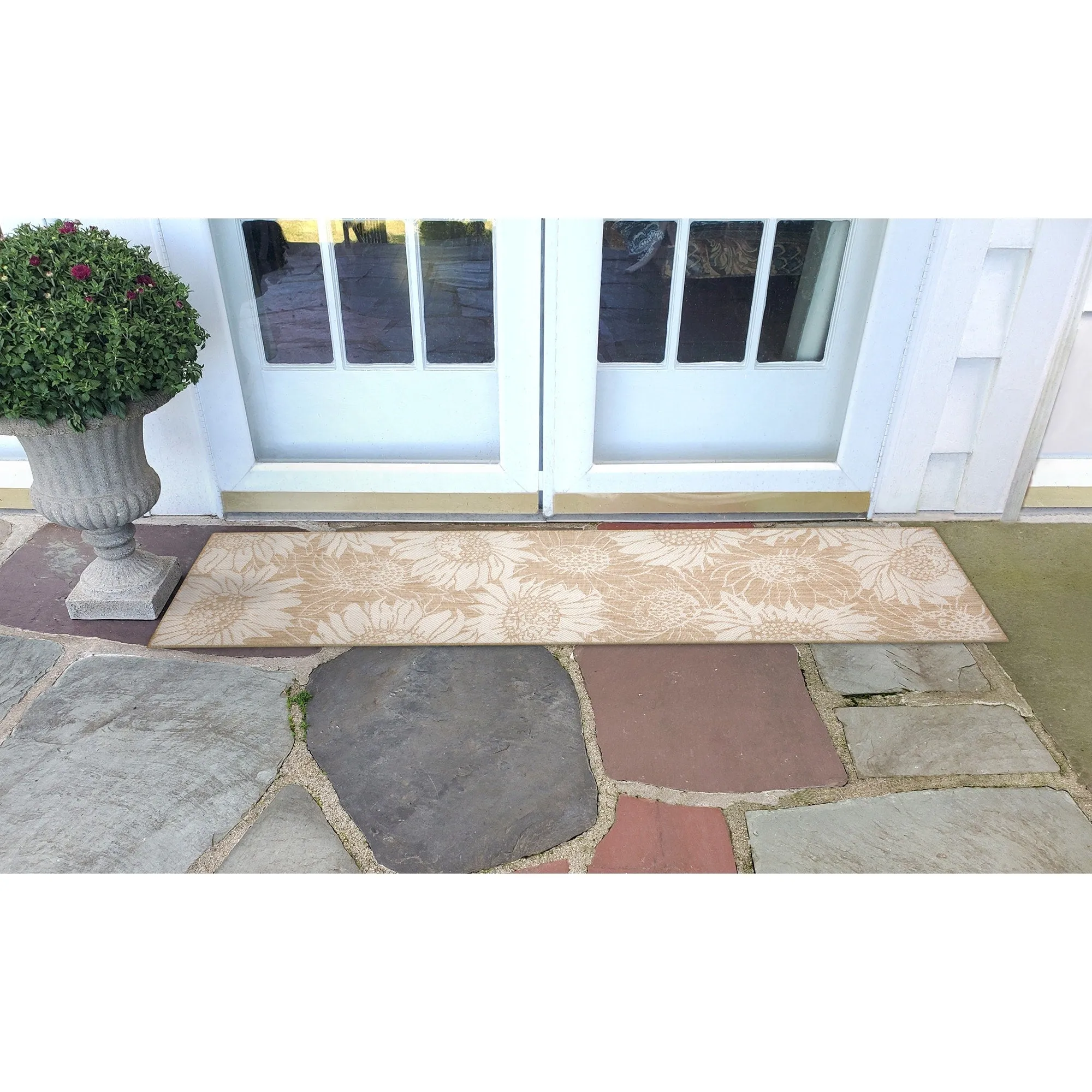 Liora Manne Carmel Sunflower Field Indoor/Outdoor Rug