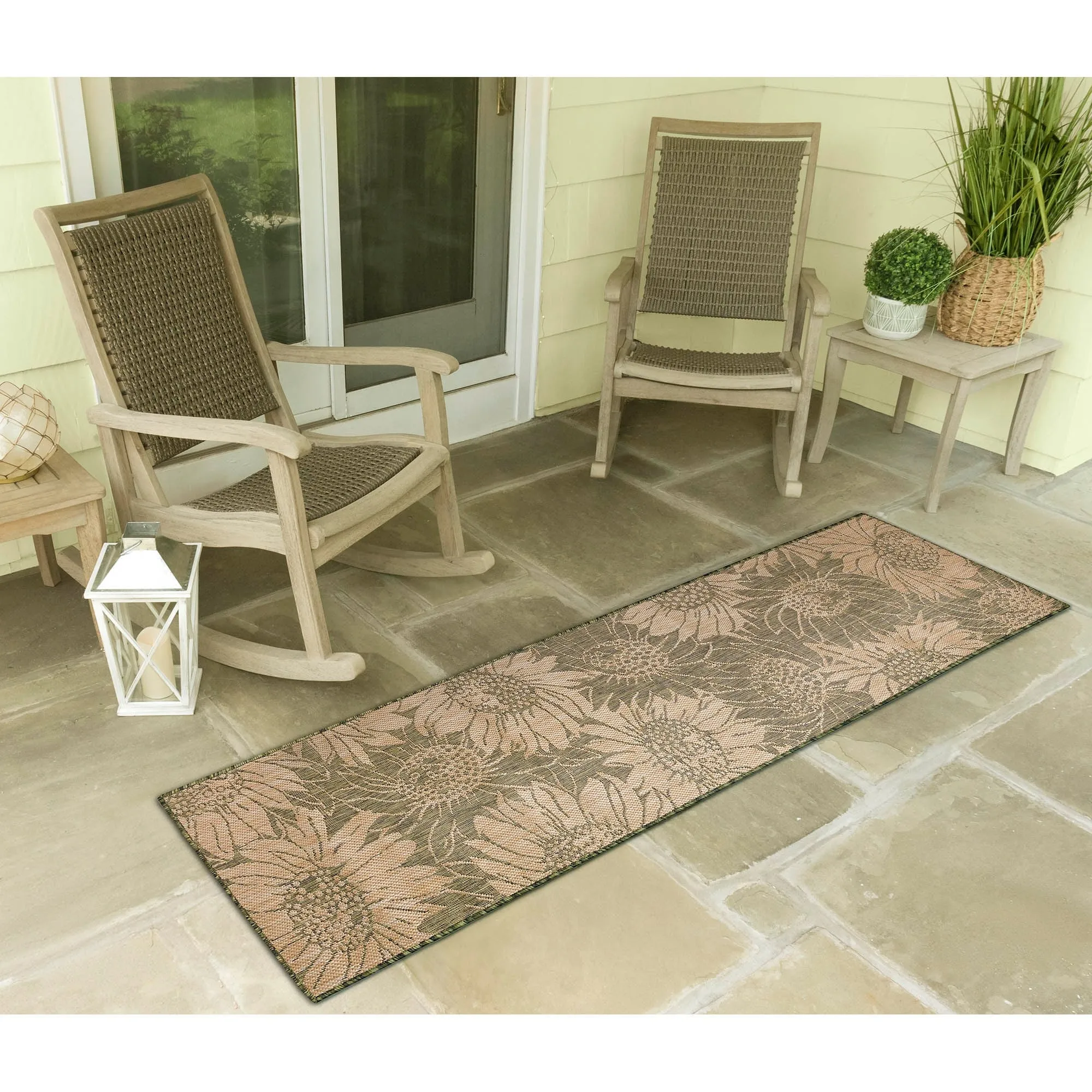 Liora Manne Carmel Sunflower Field Indoor/Outdoor Rug