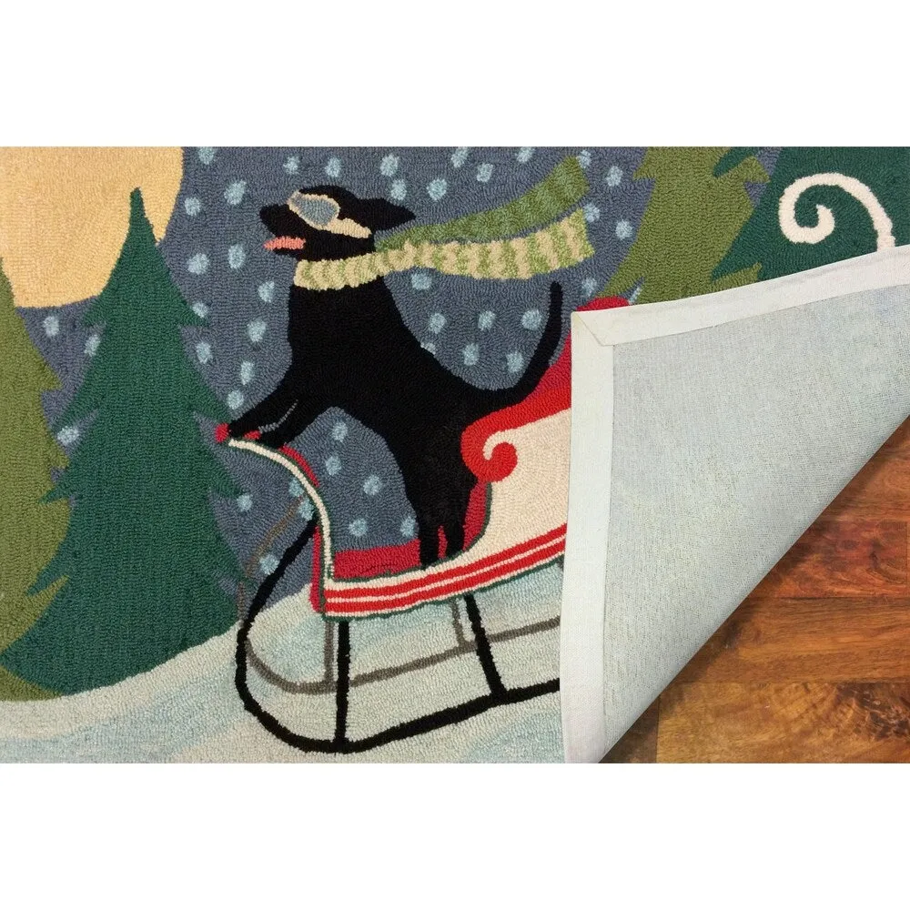 Liora Manne Downhill Dog Outdoor Rug