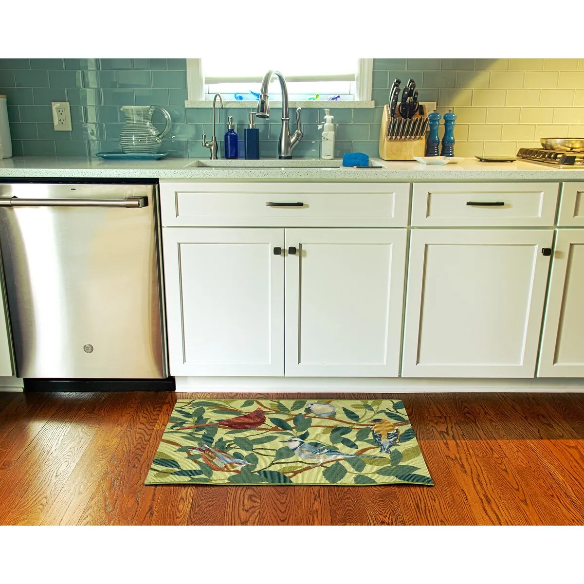 Liora Manne Esencia Birds Of A Feather Indoor/Outdoor Mat