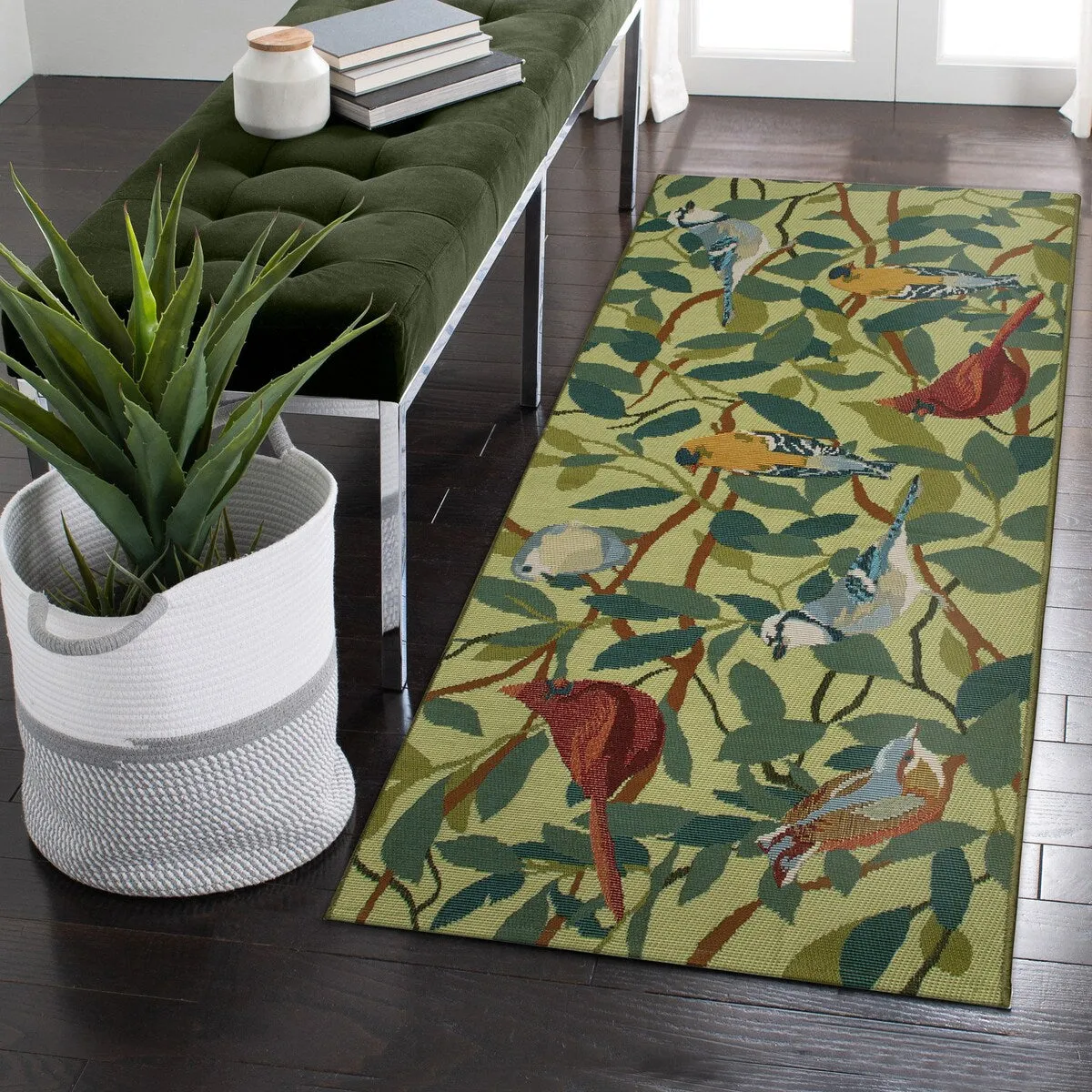 Liora Manne Esencia Birds Of A Feather Indoor/Outdoor Mat