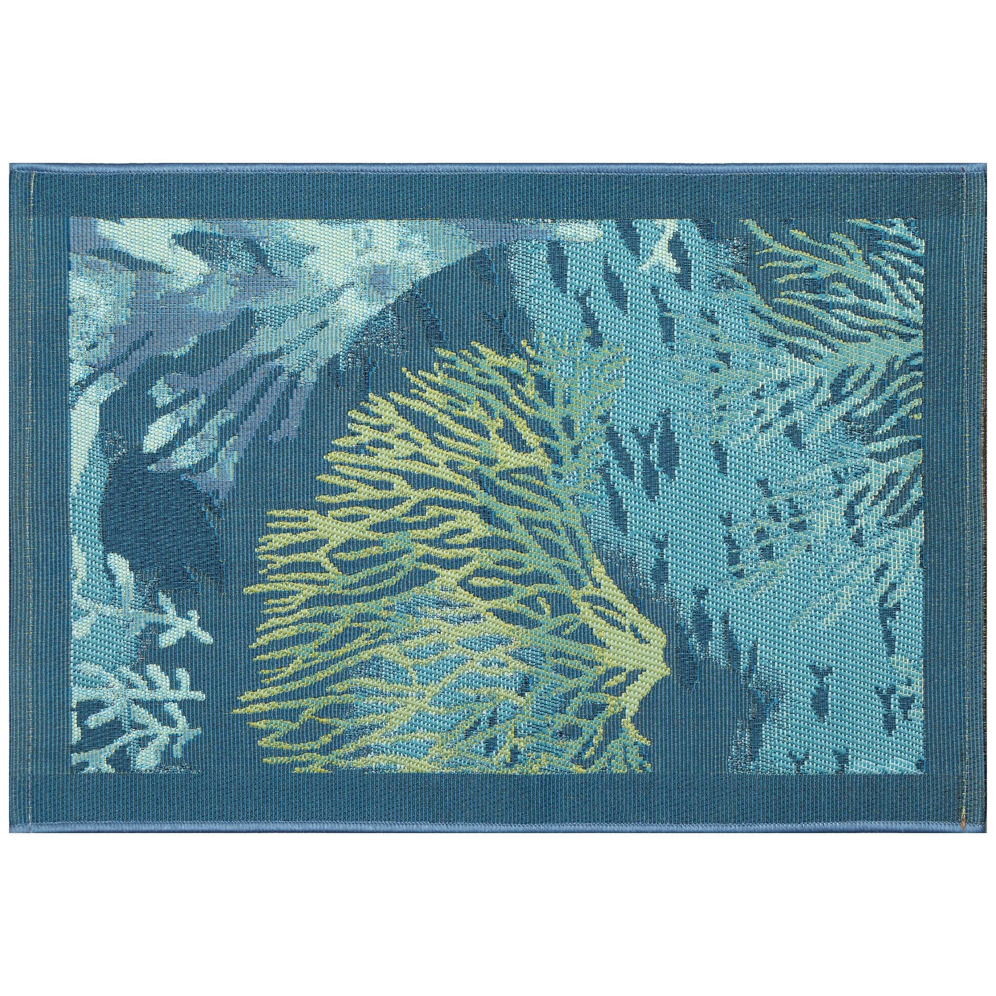 Liora Manne Esencia Coral Garden Indoor/Outdoor Mat
