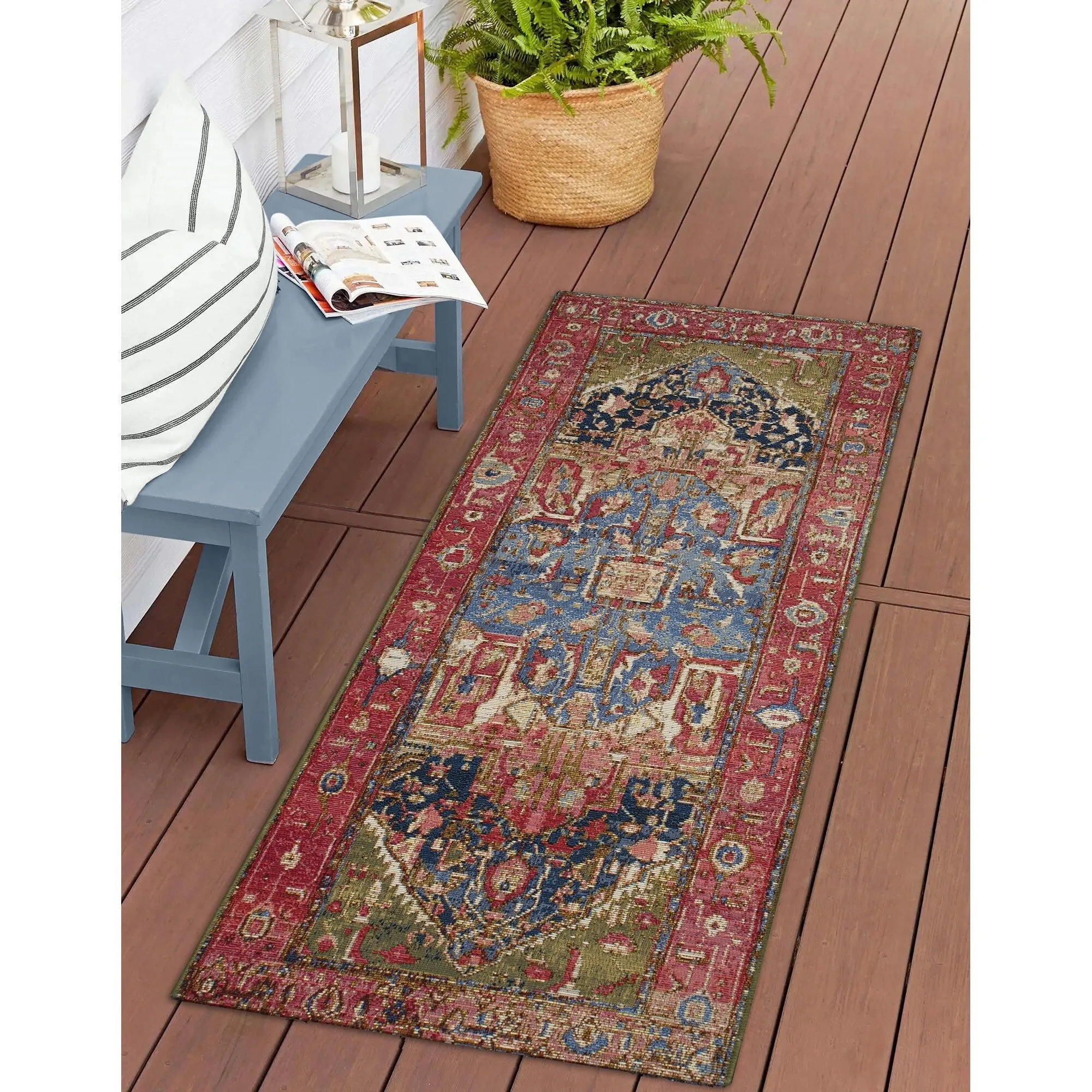 Liora Manne Esencia Heriz Indoor/Outdoor Mat