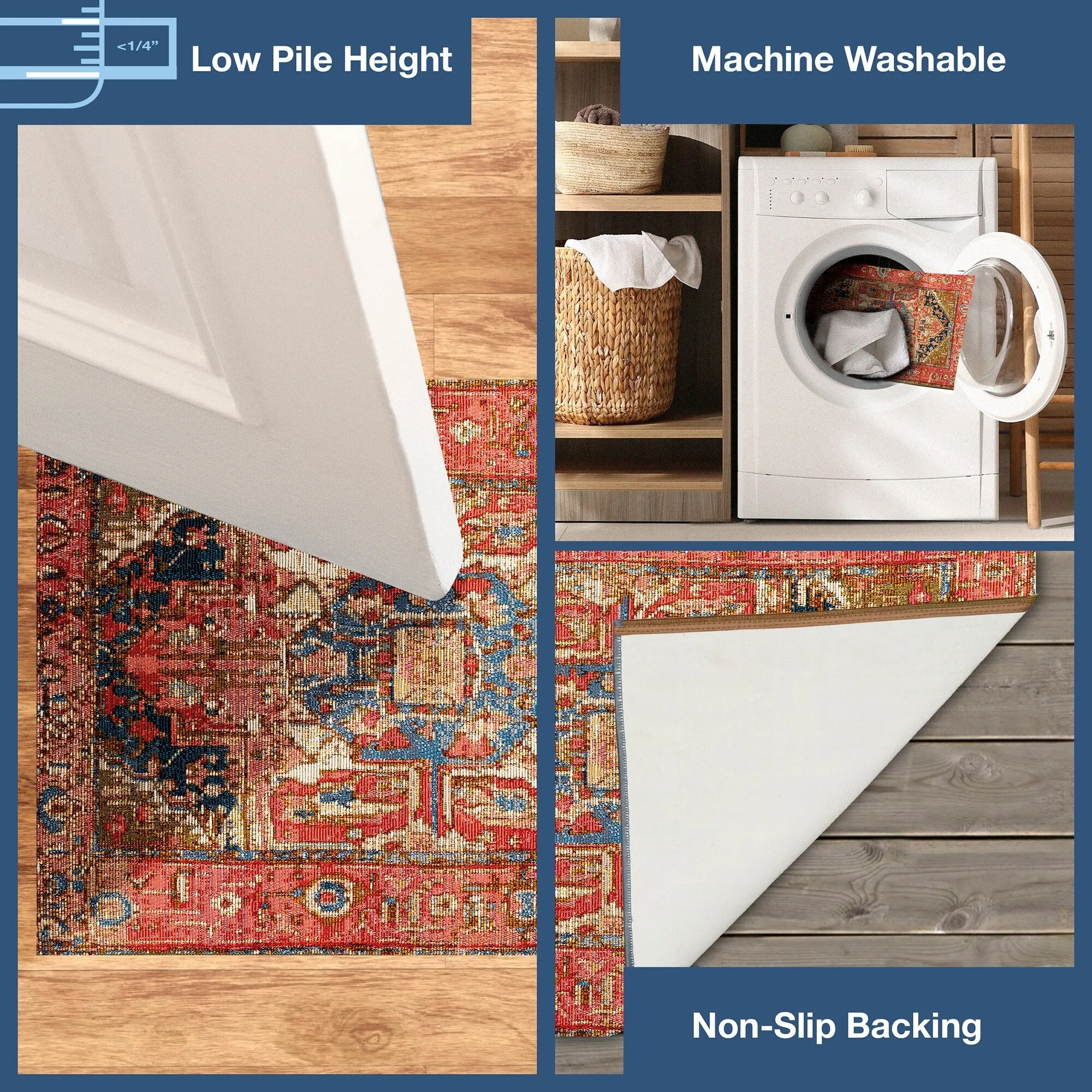Liora Manne Esencia Heriz Indoor/Outdoor Mat