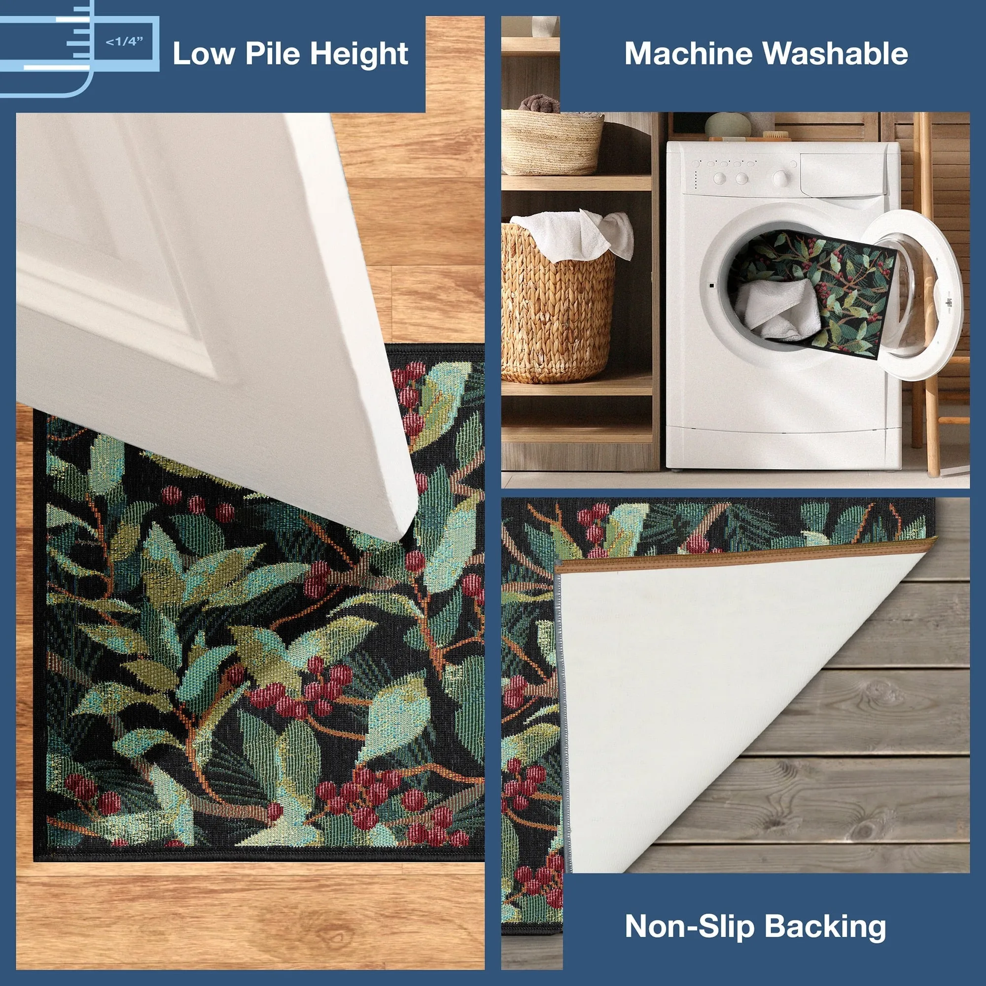 Liora Manne Esencia Holly Field Indoor/Outdoor Mat