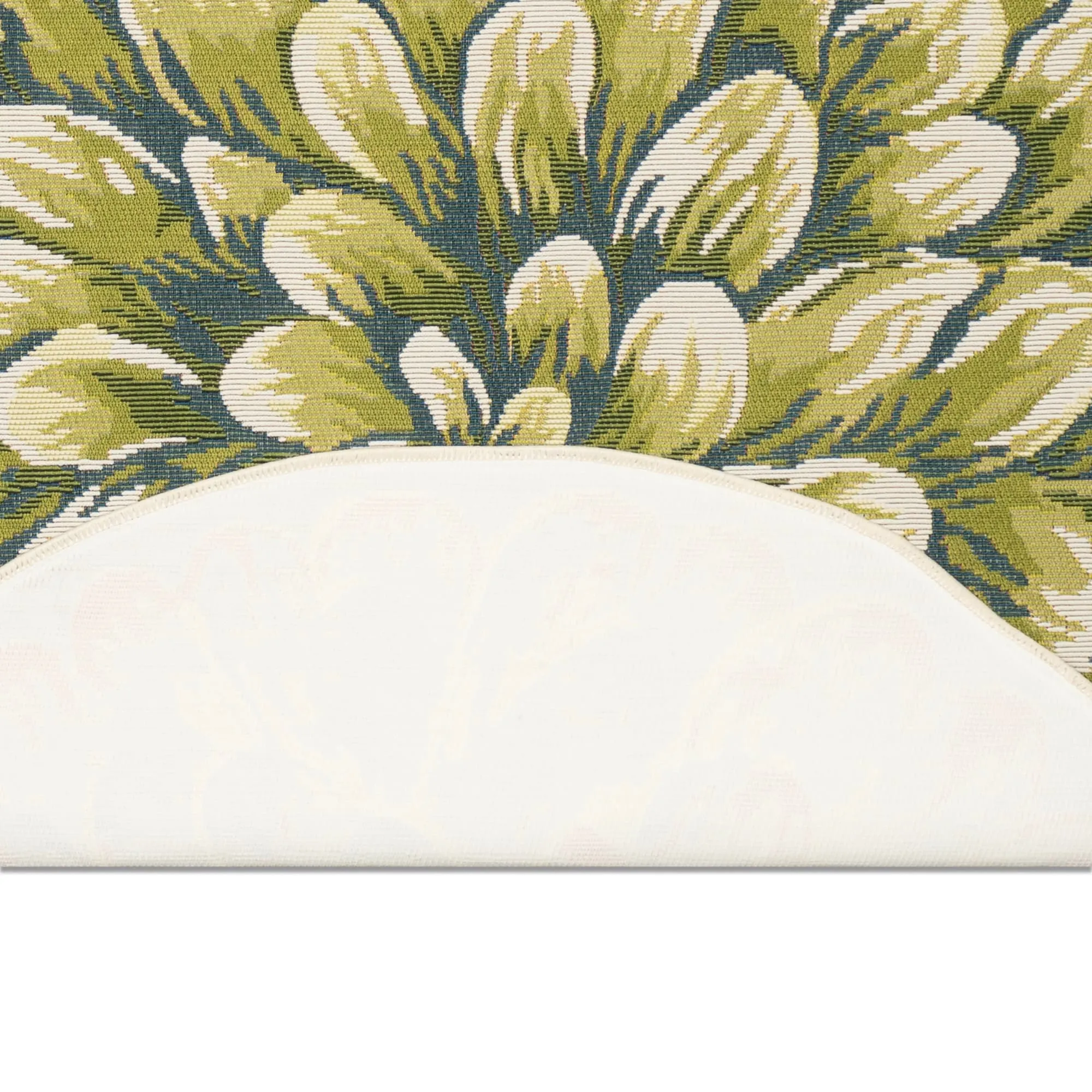 Liora Manne Esencia Mum Indoor/Outdoor Mat Green 3'3x3'3