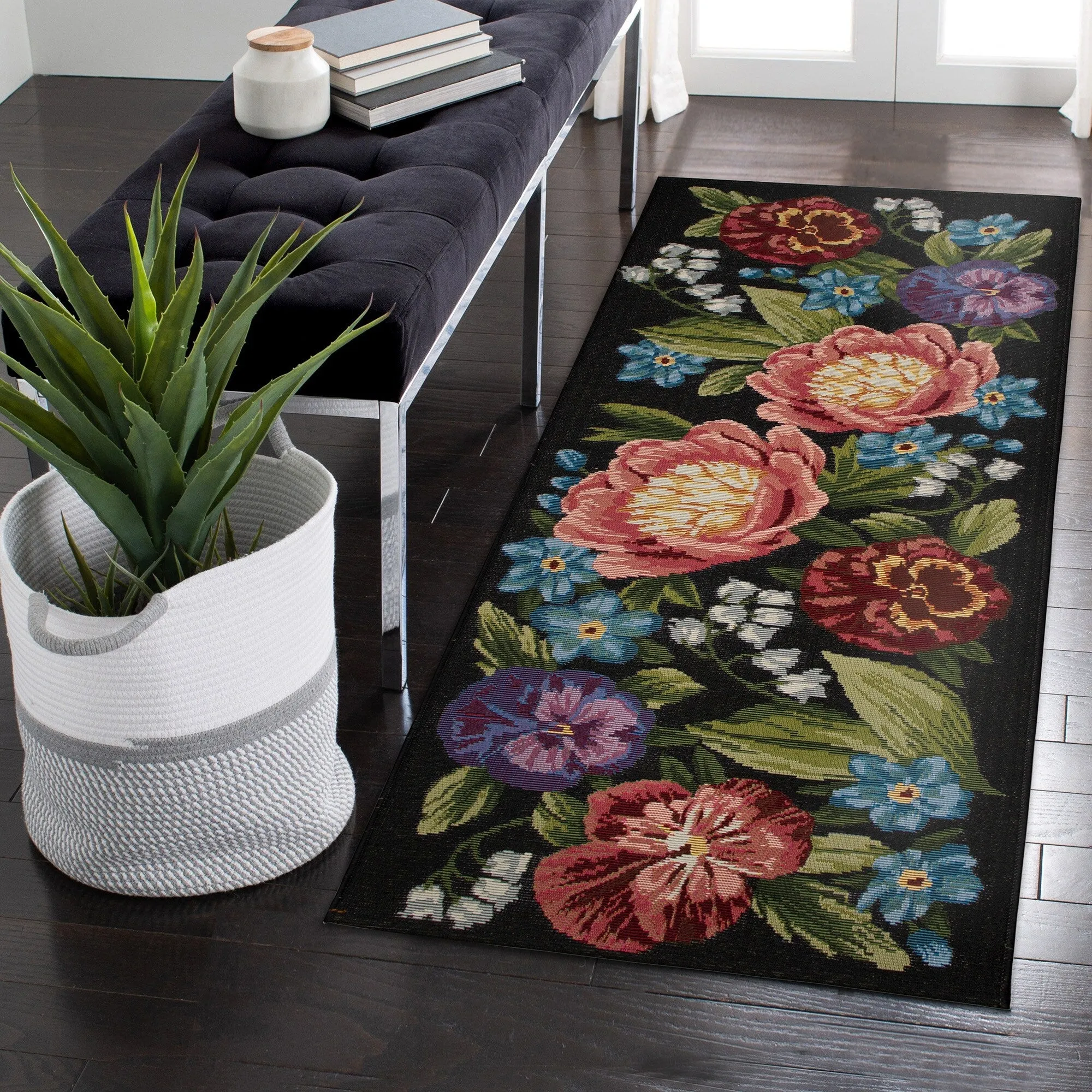Liora Manne Esencia Secret Garden Indoor/Outdoor Mat