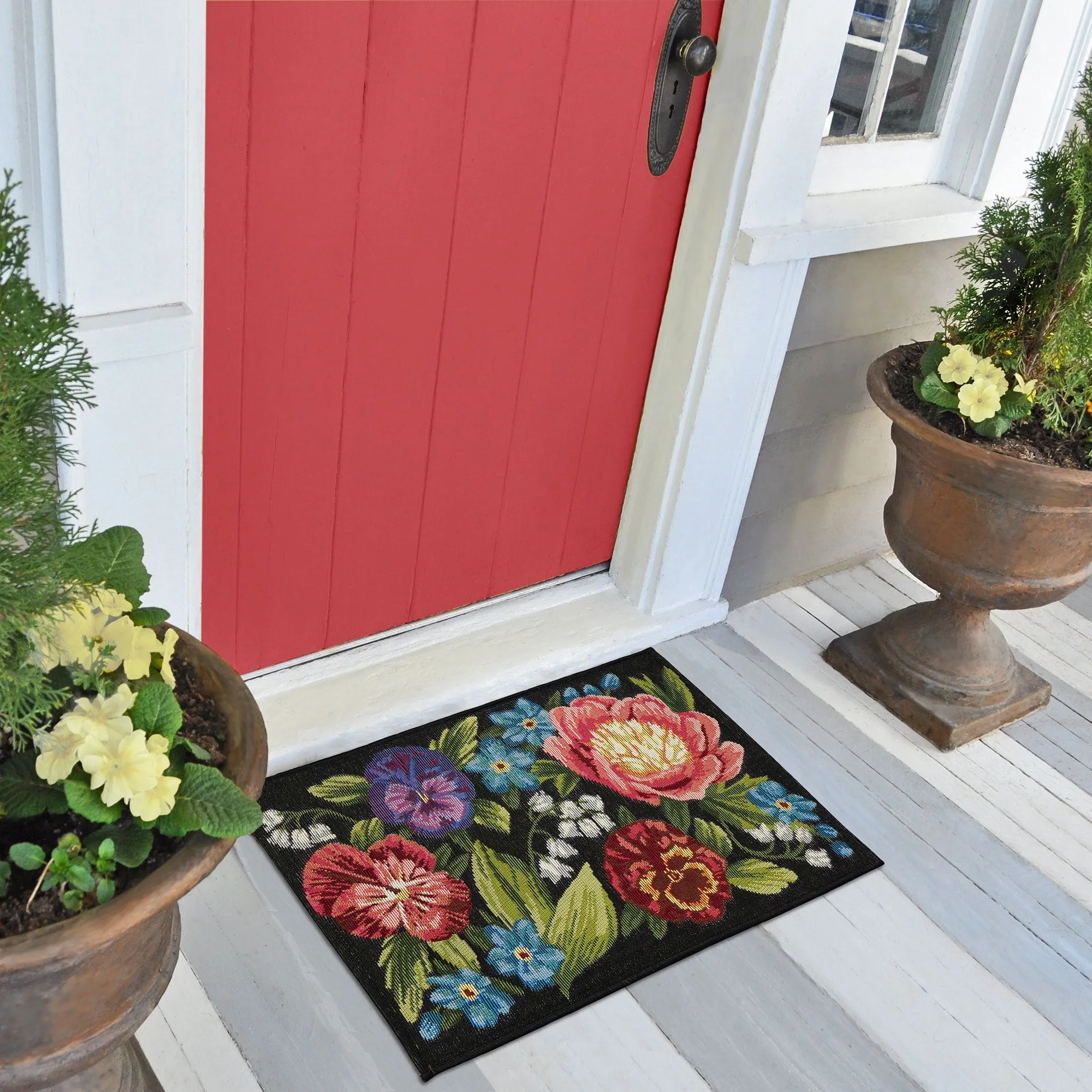 Liora Manne Esencia Secret Garden Indoor/Outdoor Mat