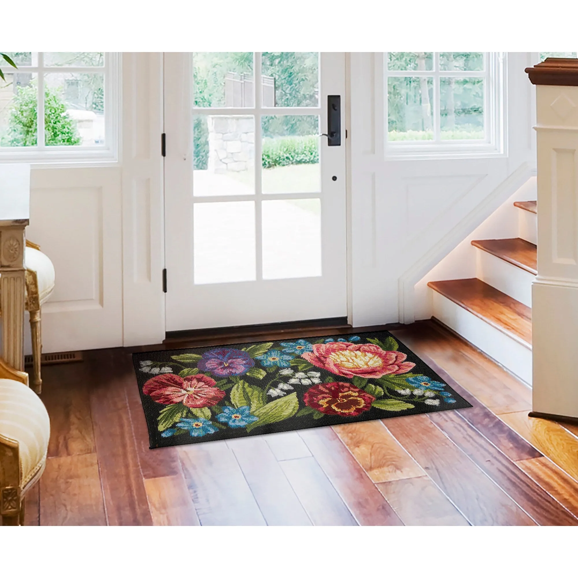 Liora Manne Esencia Secret Garden Indoor/Outdoor Mat
