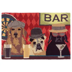 Liora Manne Frontporch Bar Patrol Indoor/Outdoor Rug - 2'6 x 4'
