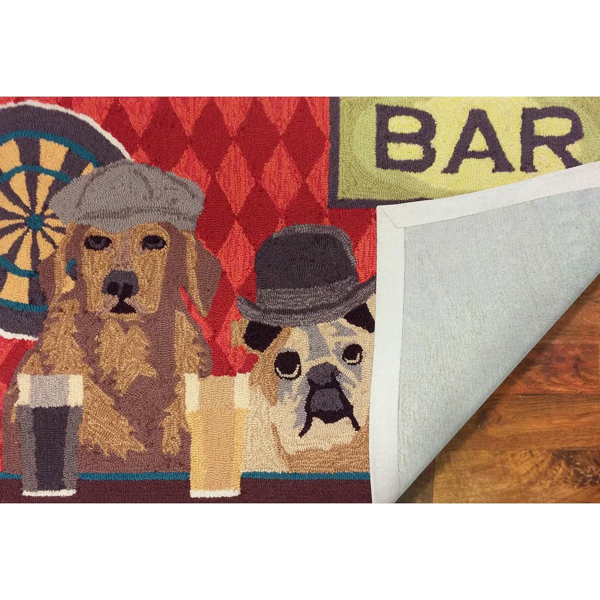 Liora Manne Frontporch Bar Patrol Indoor/Outdoor Rug - 2'6 x 4'