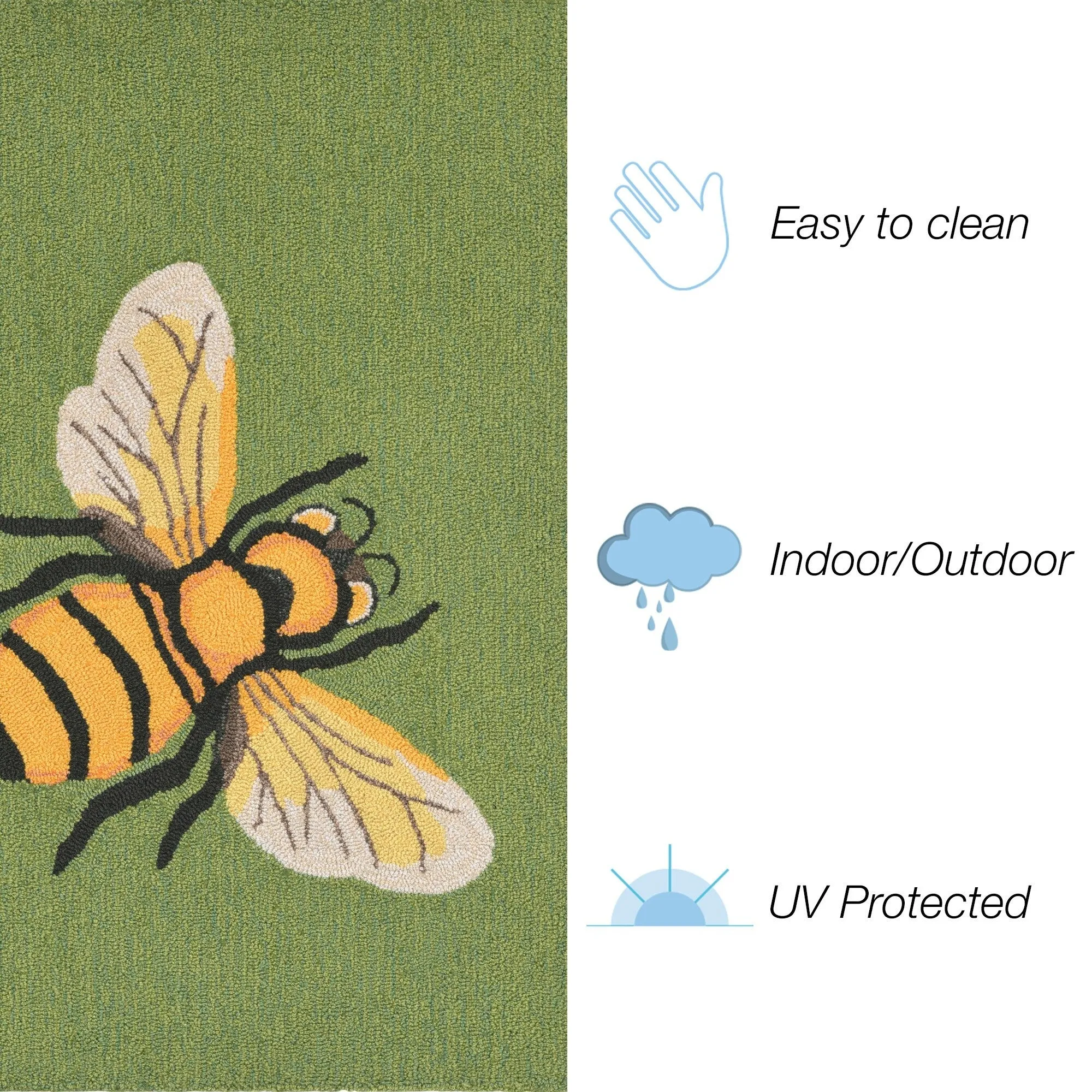 Liora Manne Frontporch Bee Indoor/Outdoor Rug