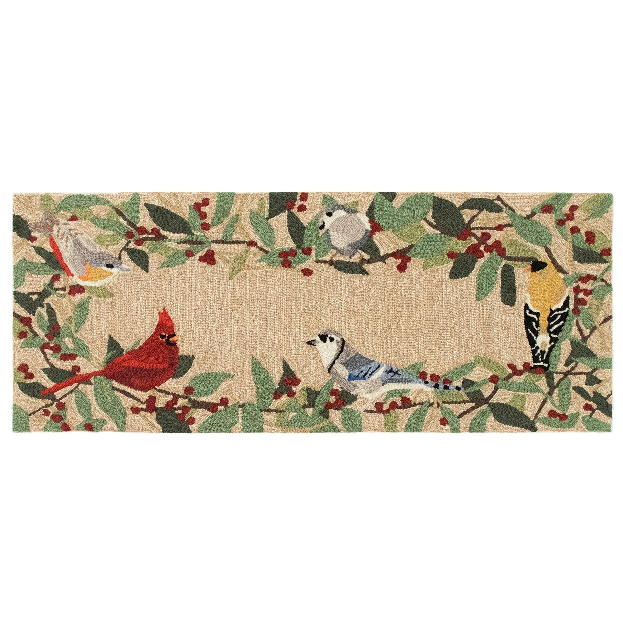 Liora Manne Frontporch Bird Border Indoor/Outdoor Rug