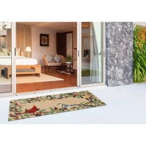 Liora Manne Frontporch Bird Border Indoor/Outdoor Rug