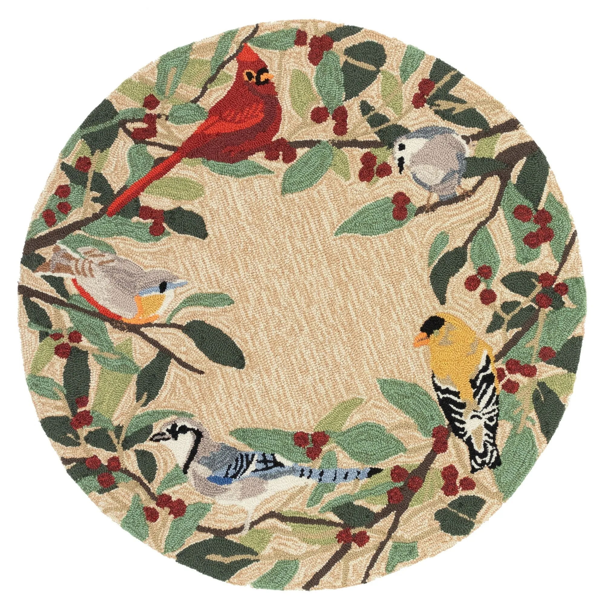 Liora Manne Frontporch Bird Border Indoor/Outdoor Rug