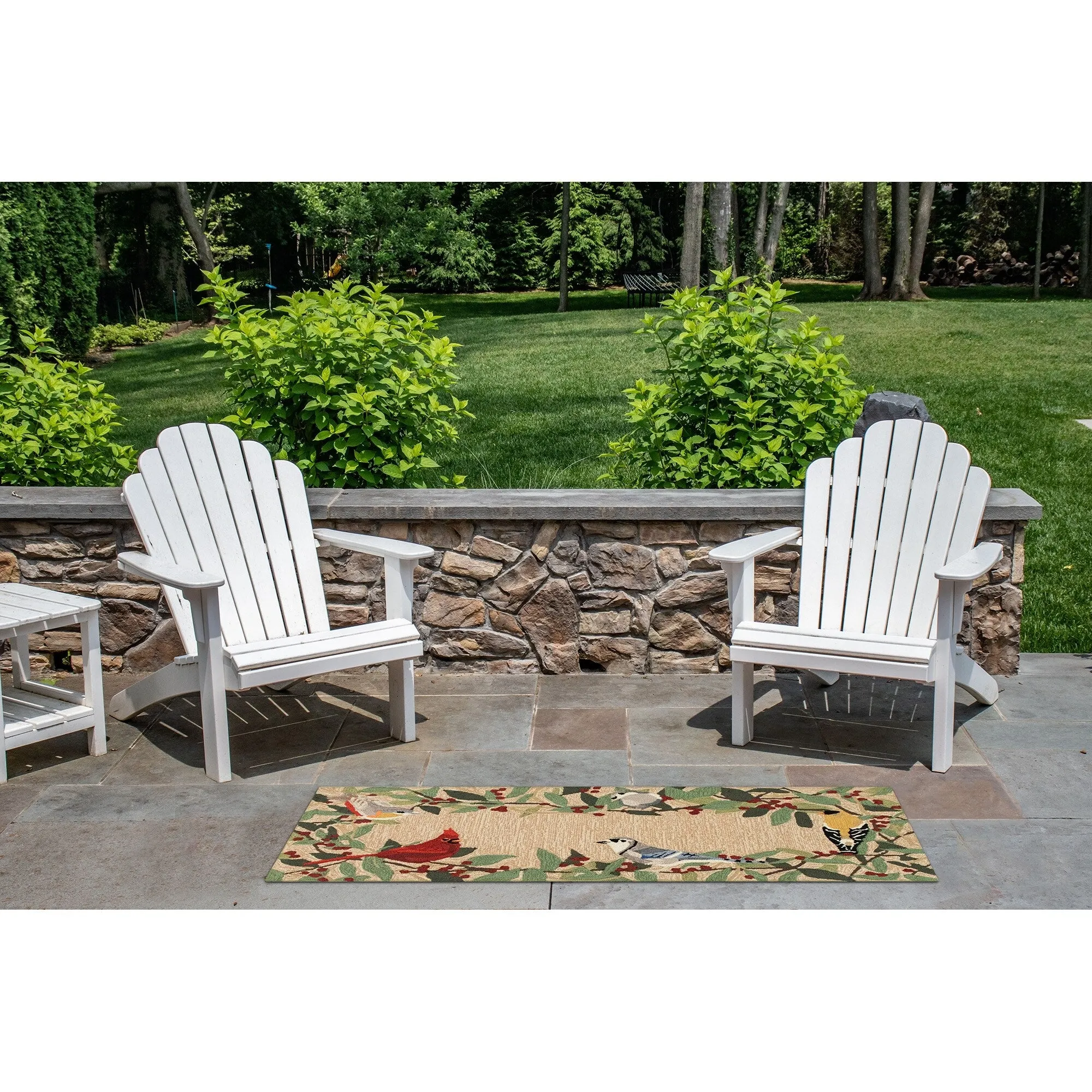 Liora Manne Frontporch Bird Border Indoor/Outdoor Rug
