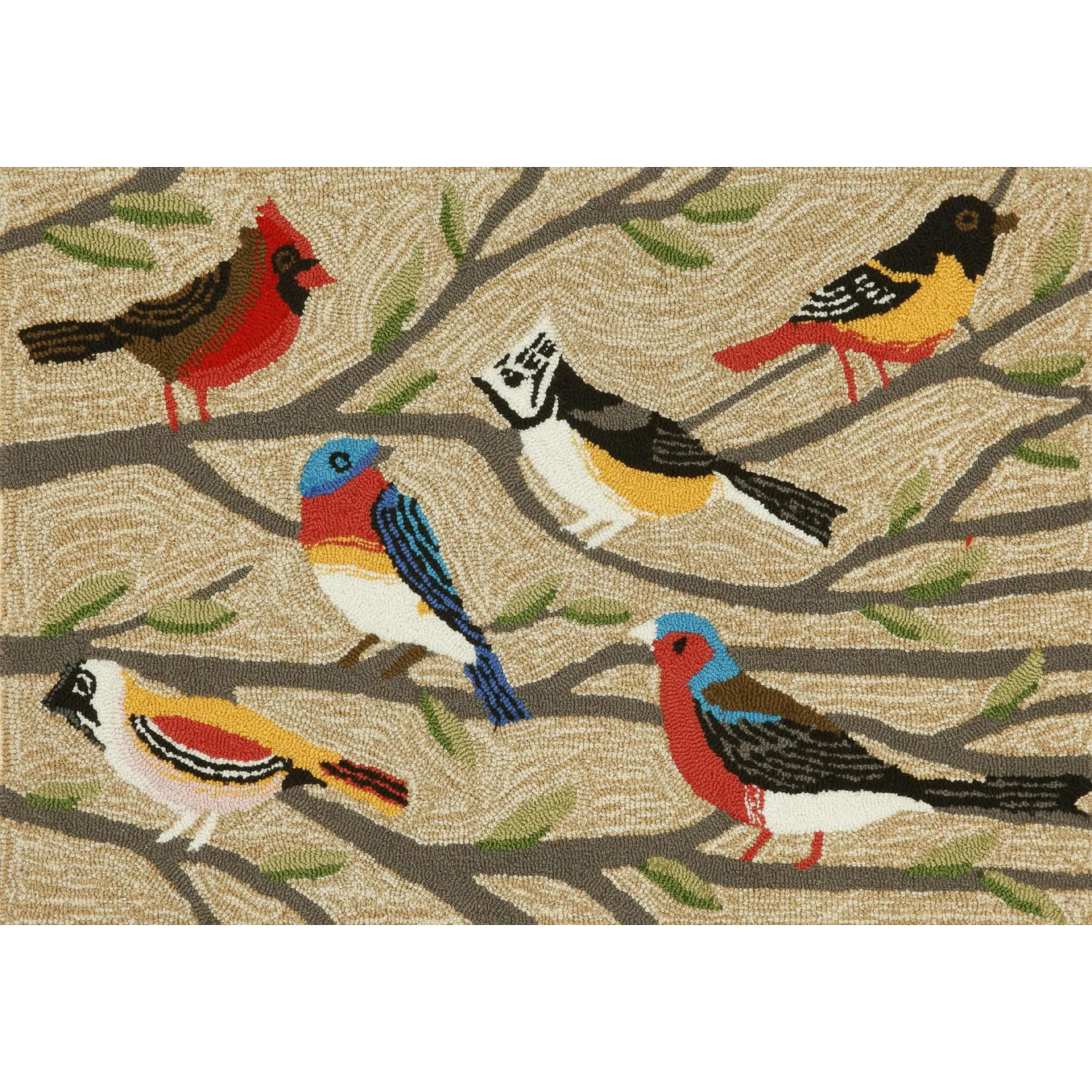 Liora Manne Frontporch Birds Indoor/Outdoor Rug