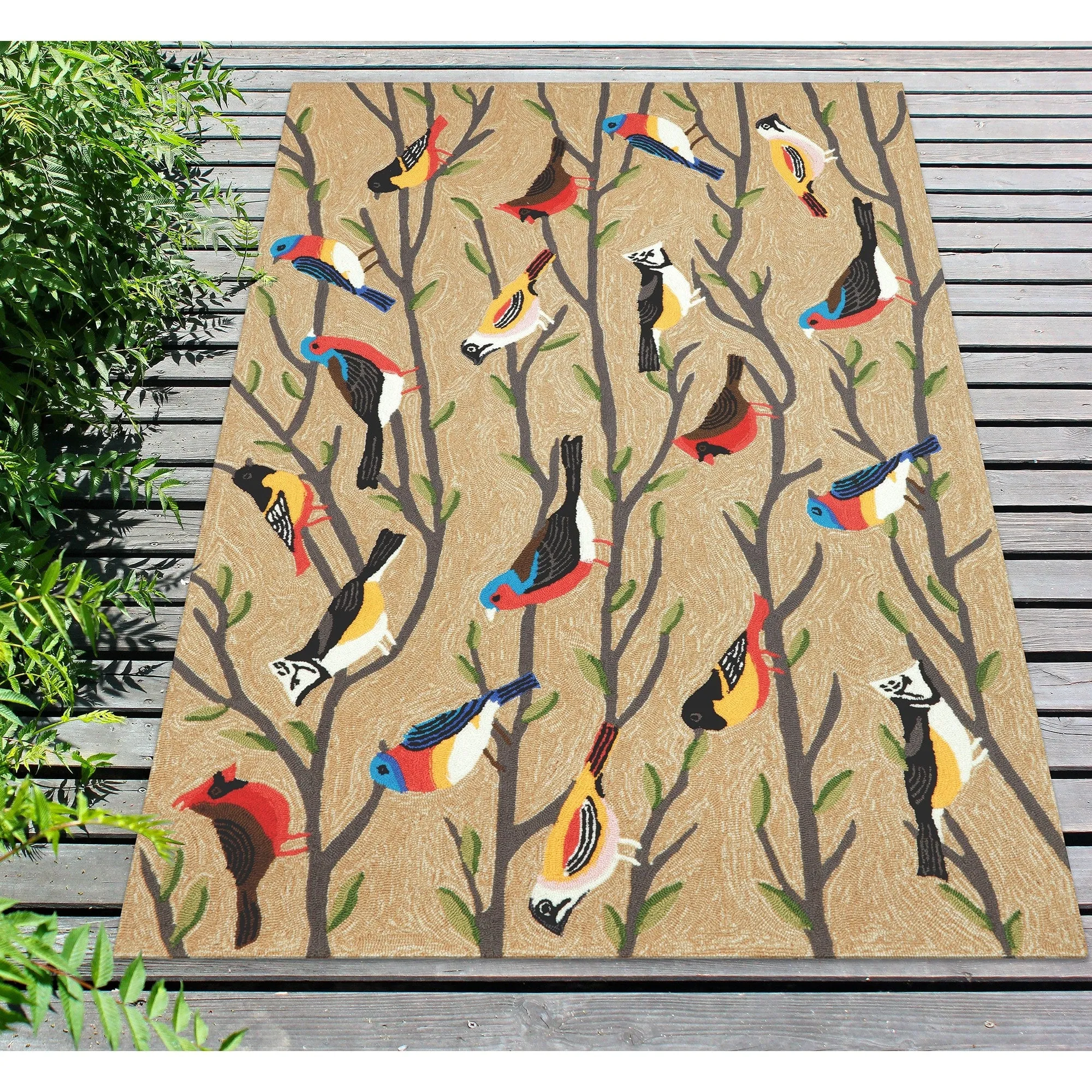 Liora Manne Frontporch Birds Indoor/Outdoor Rug