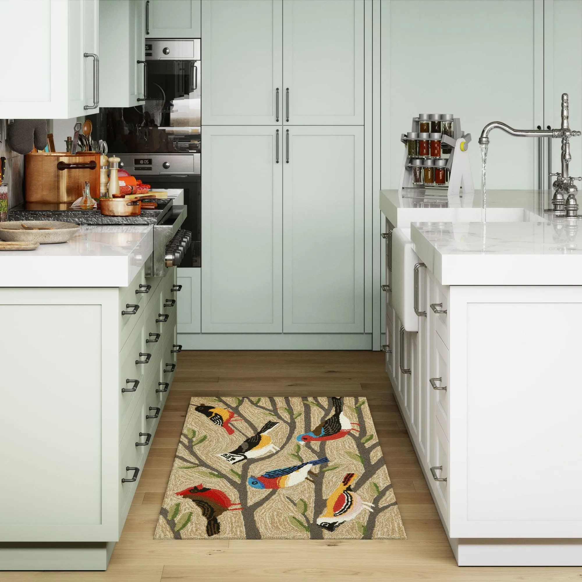 Liora Manne Frontporch Birds Indoor/Outdoor Rug