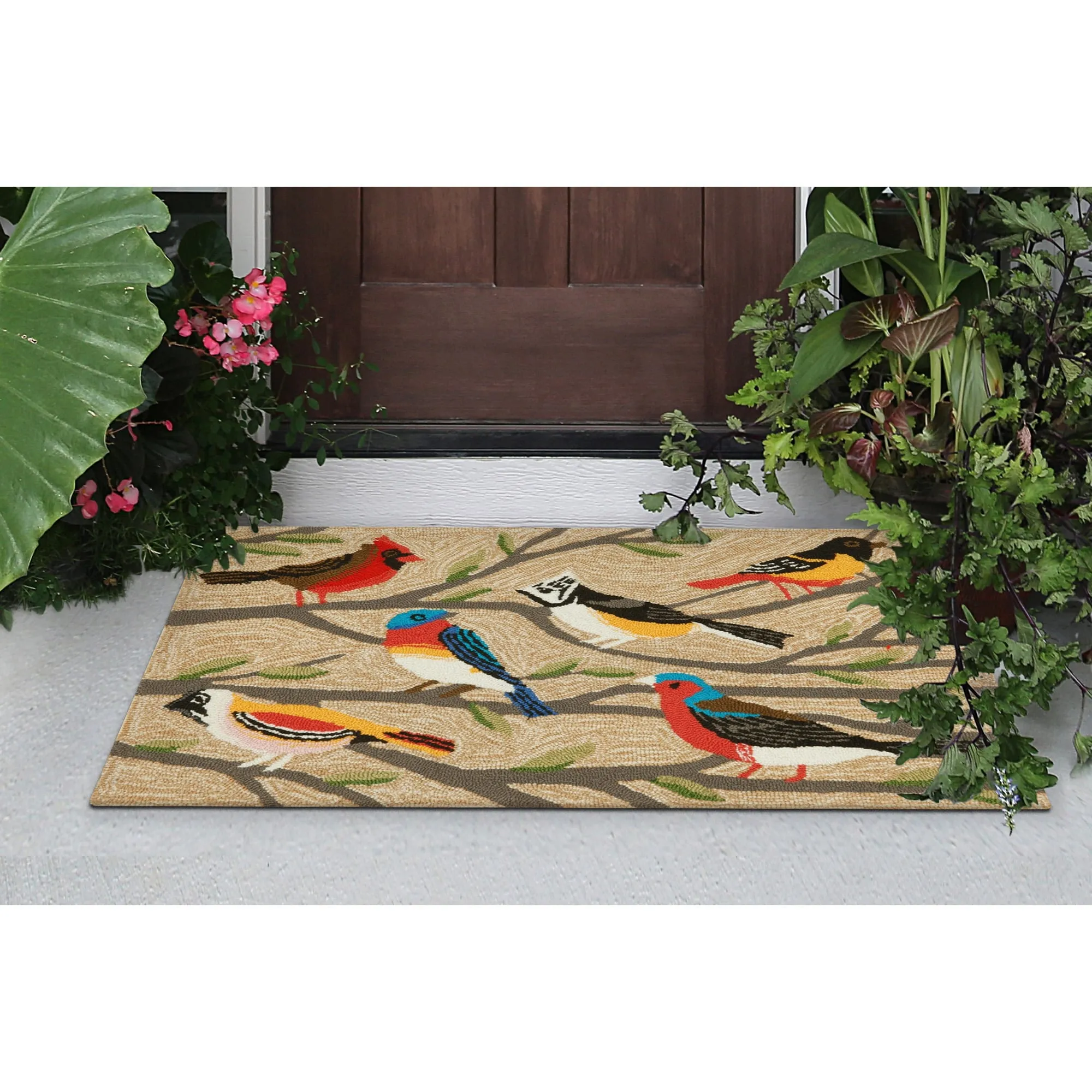 Liora Manne Frontporch Birds Indoor/Outdoor Rug