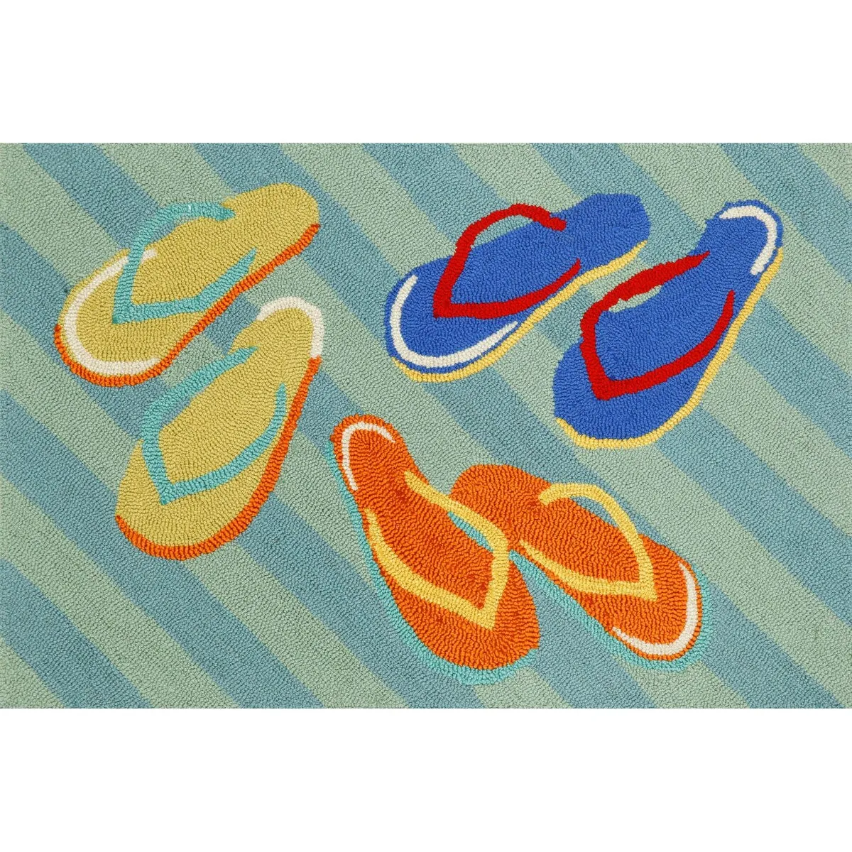 Liora Manne Frontporch Flip Flops Indoor/Outdoor Rug