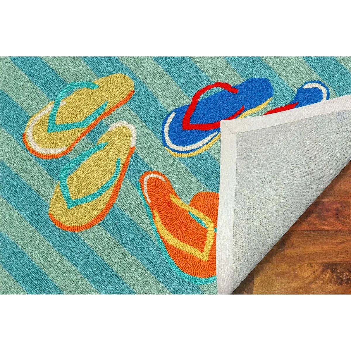Liora Manne Frontporch Flip Flops Indoor/Outdoor Rug