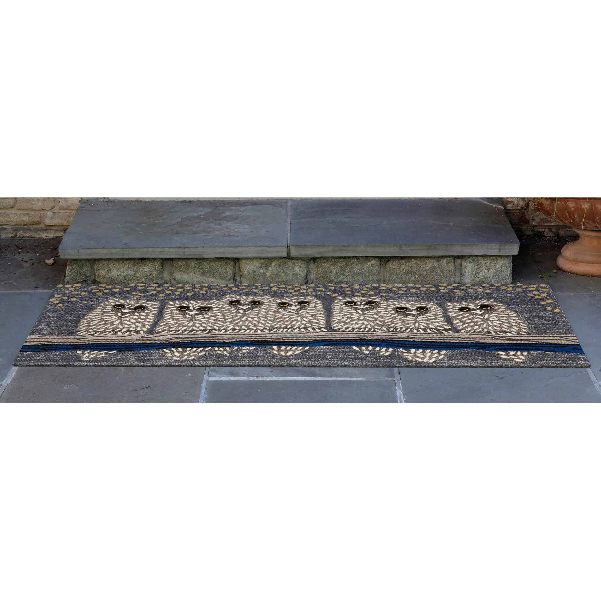 Liora Manne Frontporch Owls Indoor/Outdoor Rug