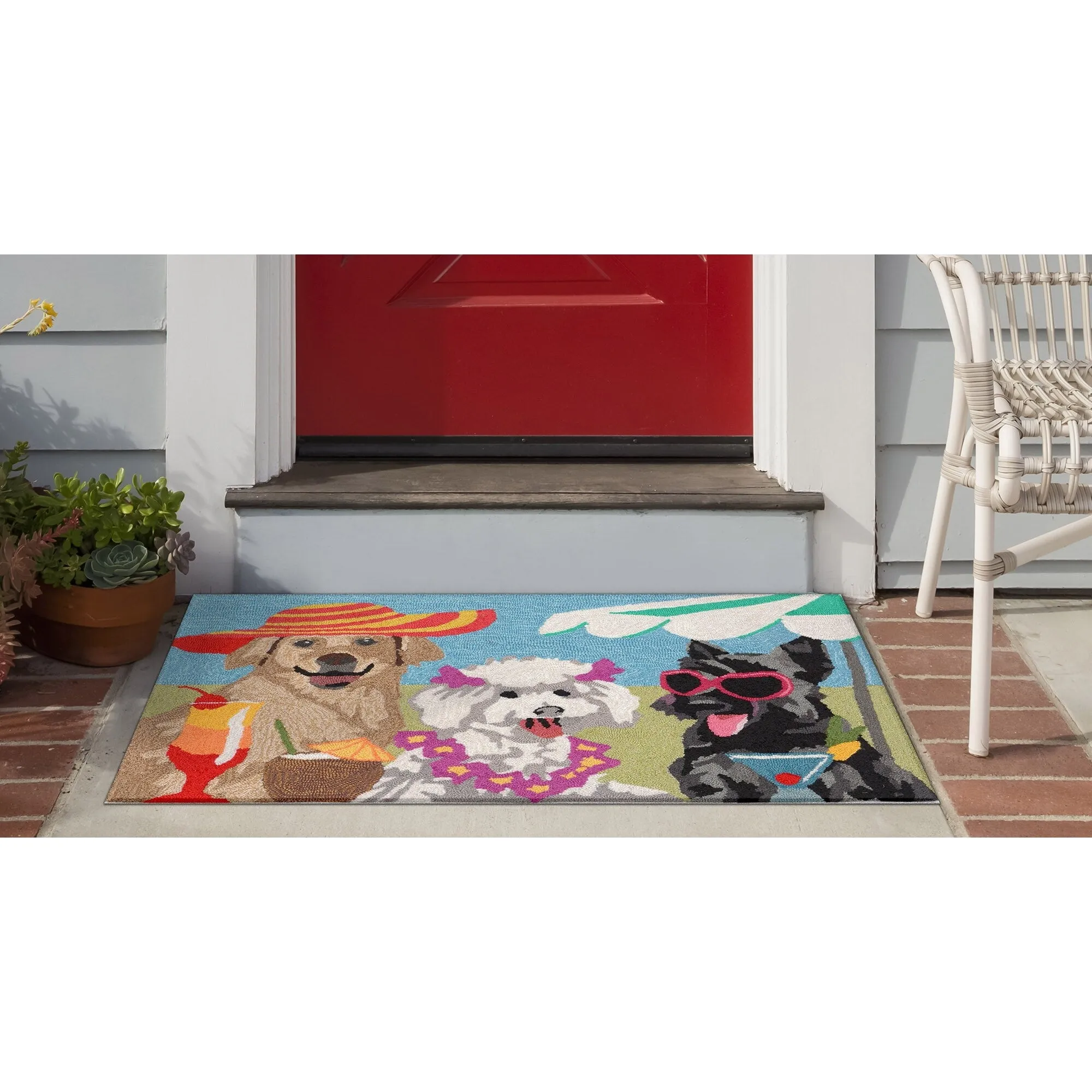 Liora Manne Frontporch Sassy Lassies Indoor/Outdoor Rug - 2'6 x 4'