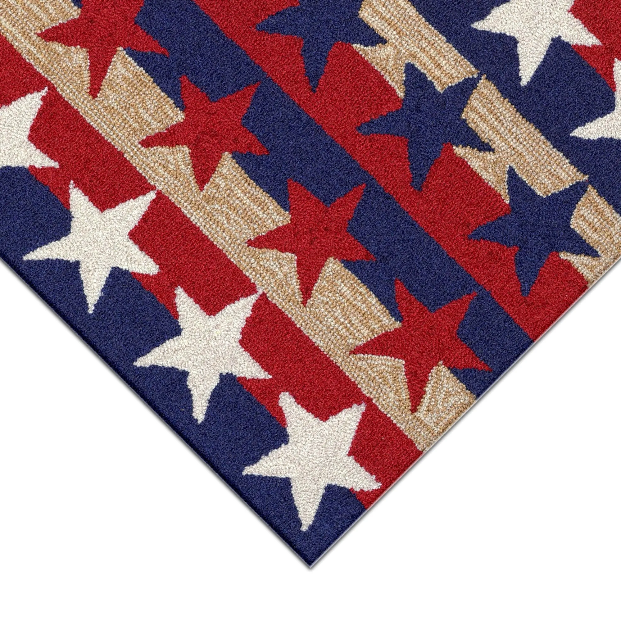 Liora Manne Frontporch Stars & Stripes Indoor/Outdoor Rug