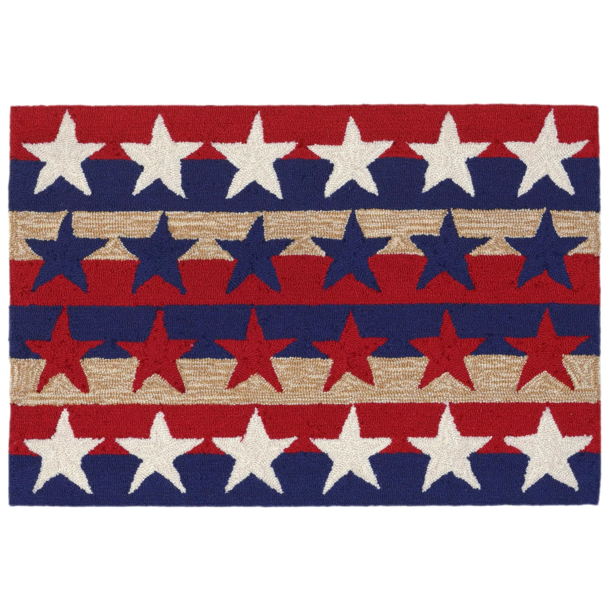 Liora Manne Frontporch Stars & Stripes Indoor/Outdoor Rug
