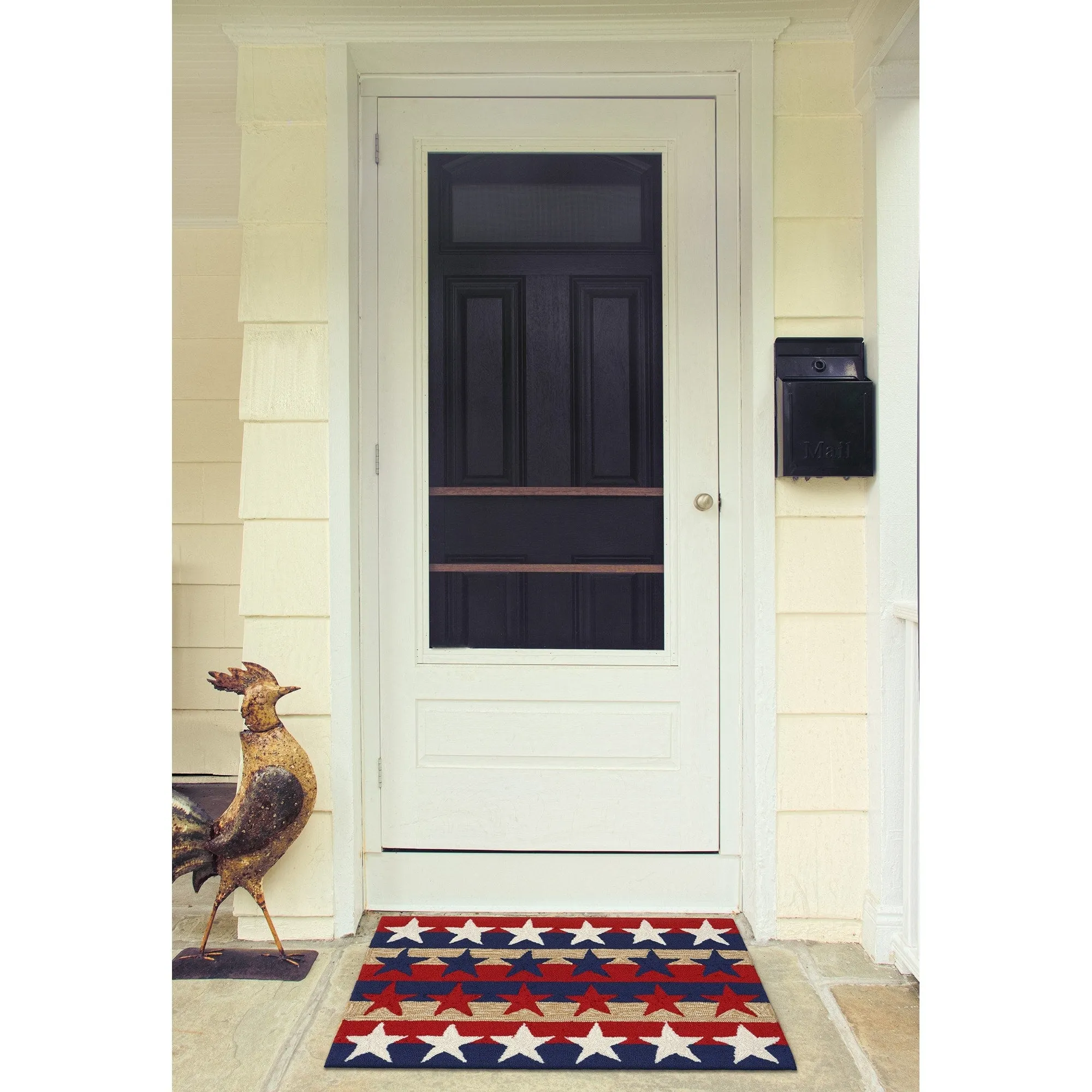 Liora Manne Frontporch Stars & Stripes Indoor/Outdoor Rug