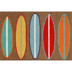 Liora Manne Frontporch Surfboards Indoor/Outdoor Rug