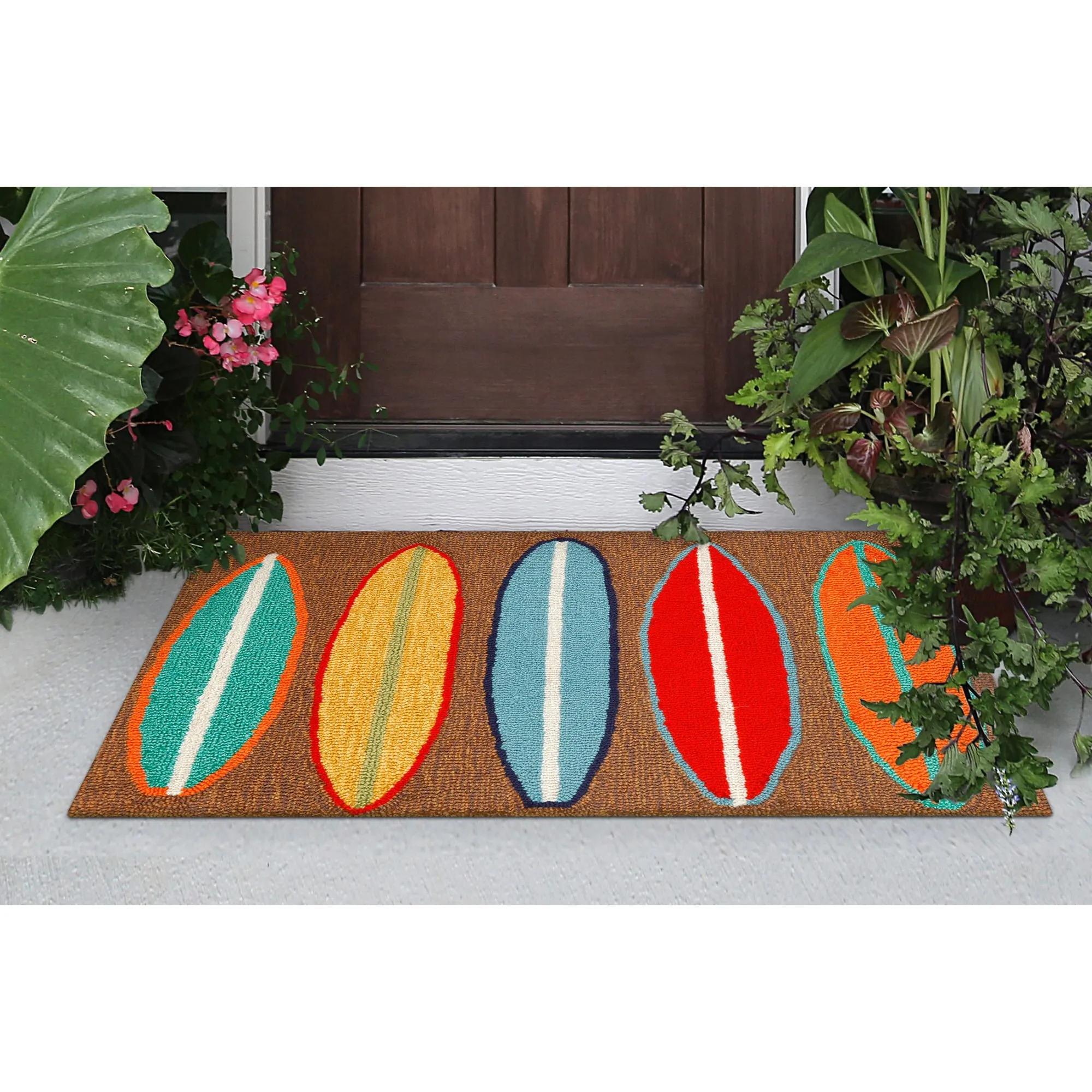 Liora Manne Frontporch Surfboards Indoor/Outdoor Rug