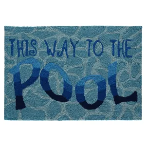 Liora Manne Frontporch This Way To The Pool Indoor/Outdoor Rug