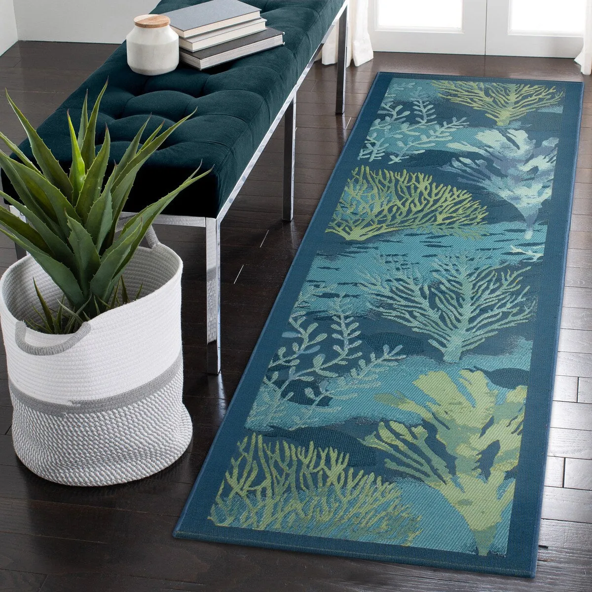 Liora Manne Marina Coral Garden Indoor/Outdoor Rug