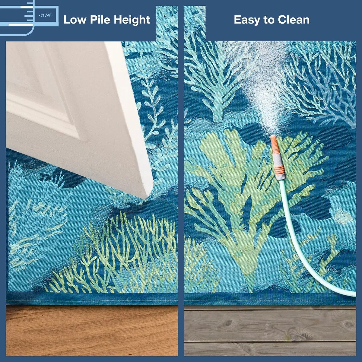 Liora Manne Marina Coral Garden Indoor/Outdoor Rug