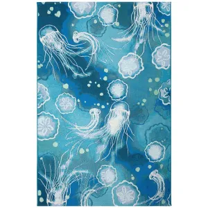 Liora Manne Marina Jelly Fish Indoor/Outdoor Rug