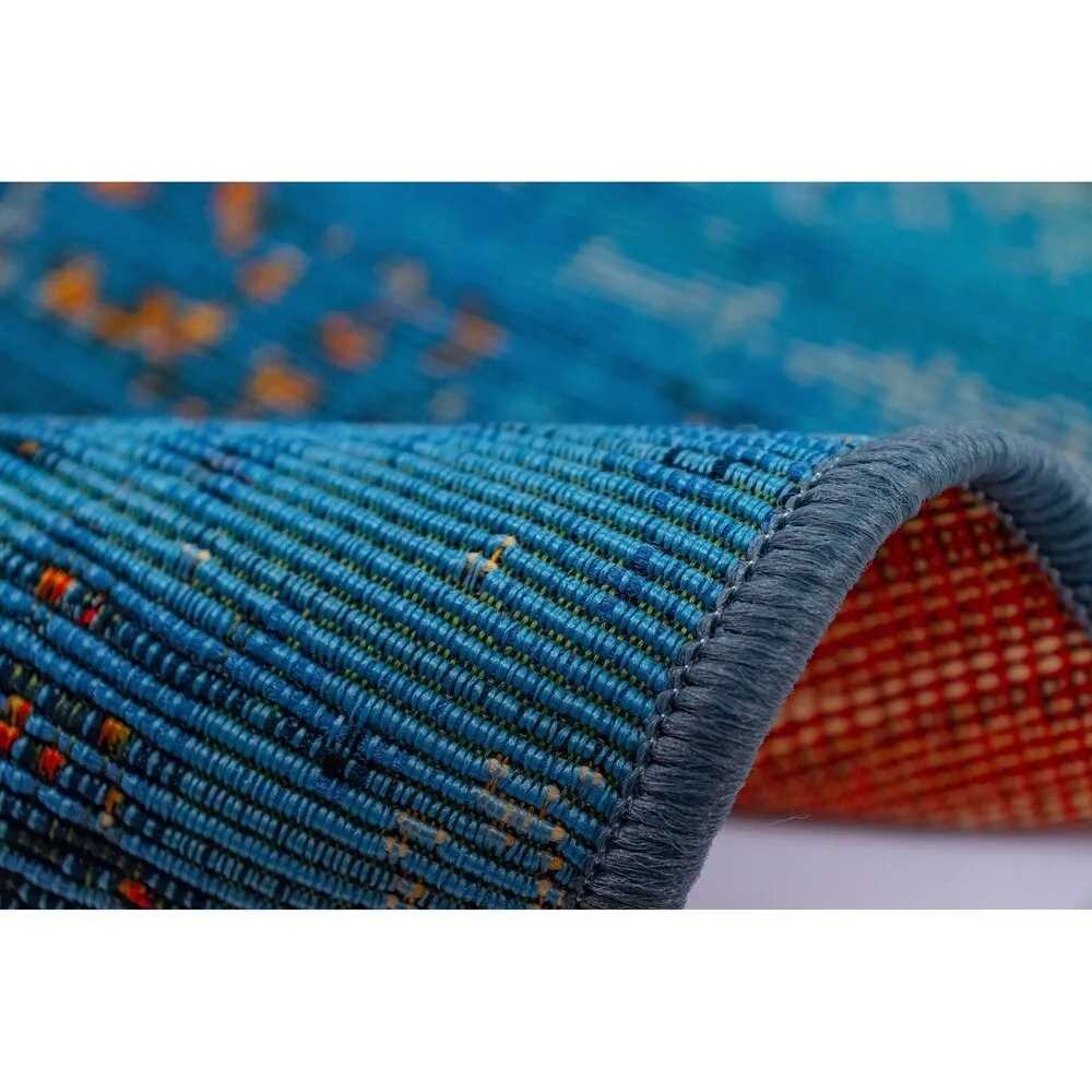 Liora Manne Marina Suzanie Indoor/Outdoor Rug Blue